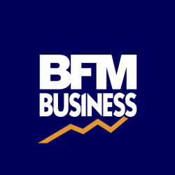 logo de BFM business, la chaine spécialisé en actualité économique