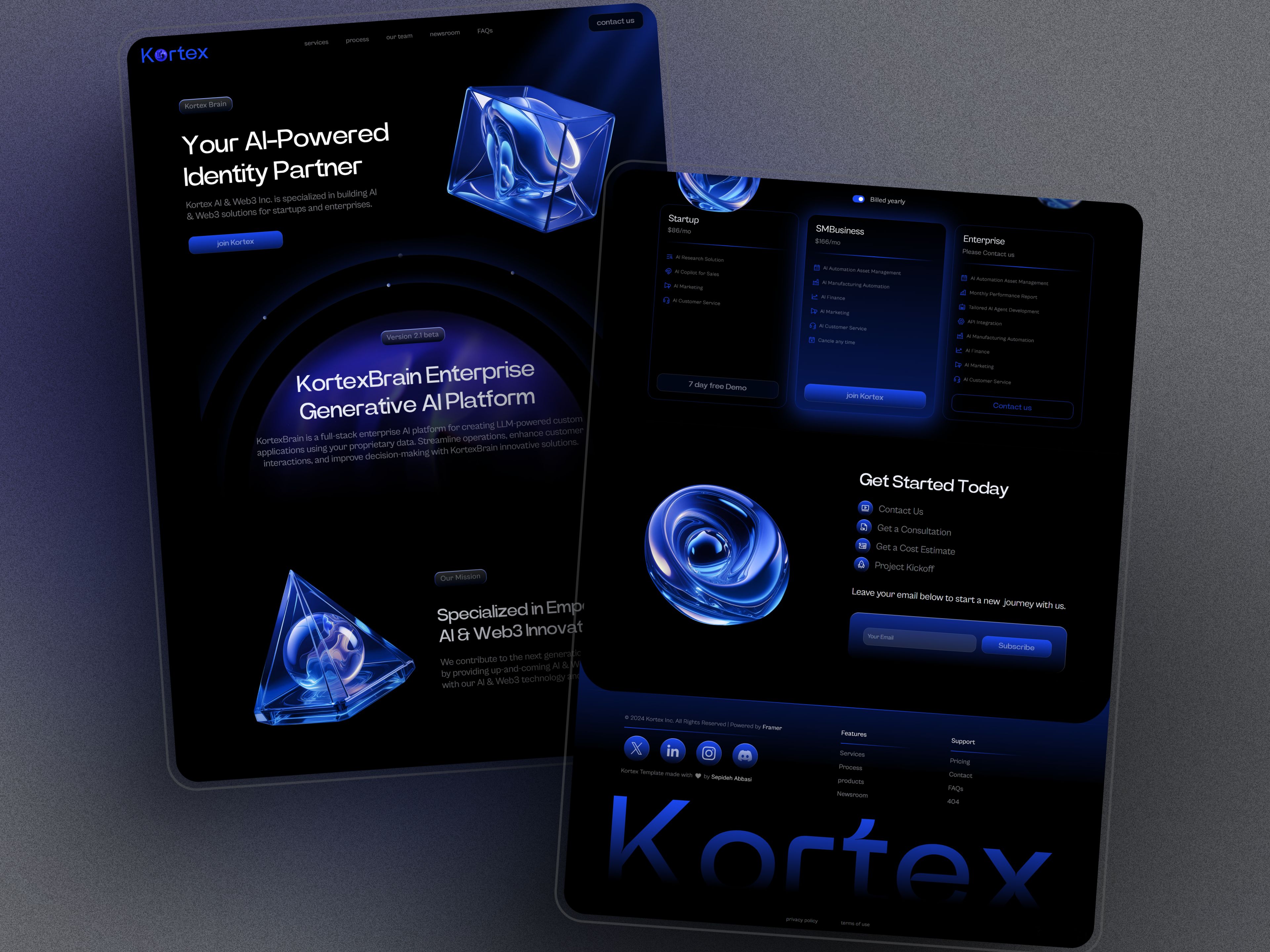 A Photo of Kortex SaaS AI Web3 Website