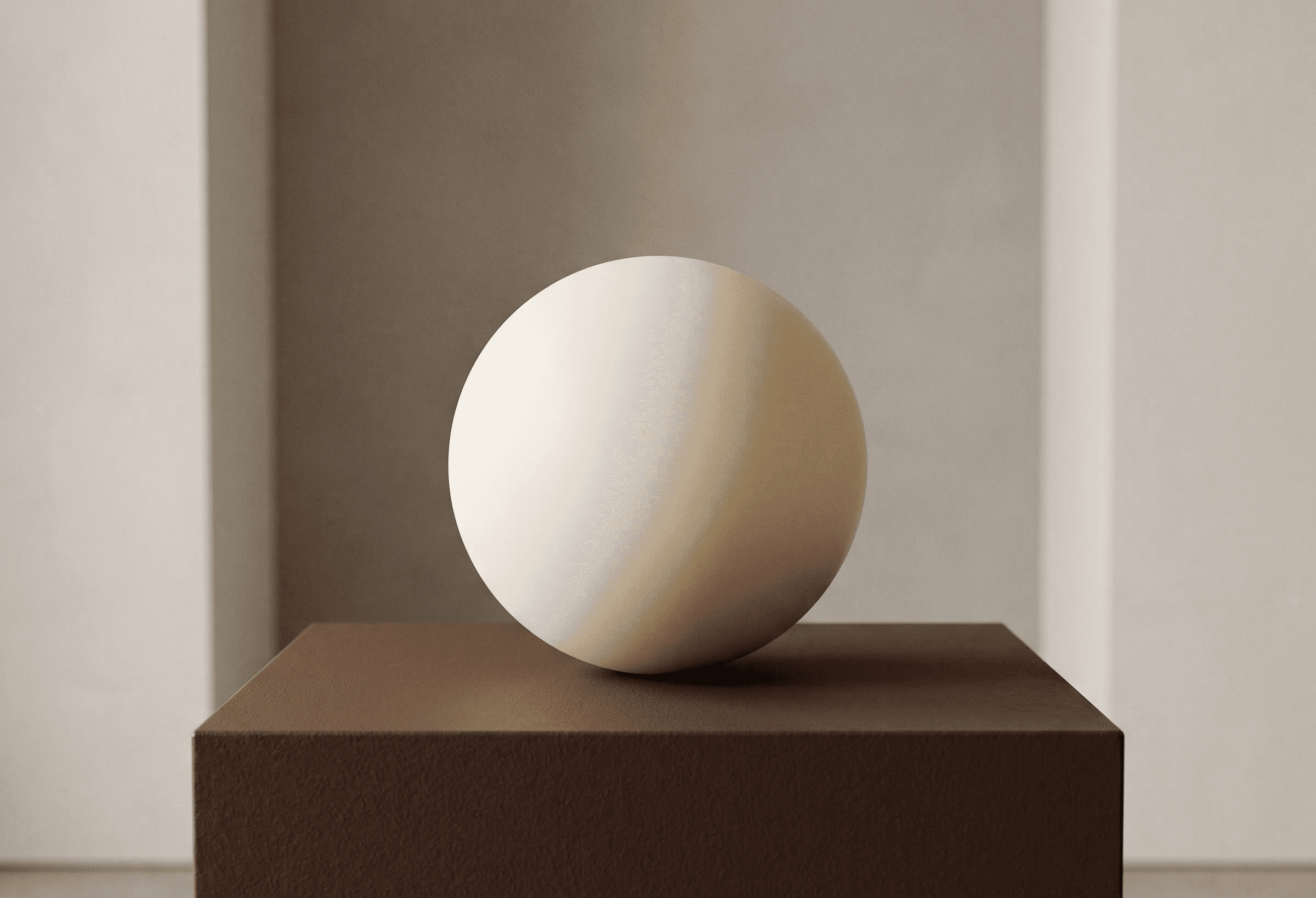 3d sphere on a surface