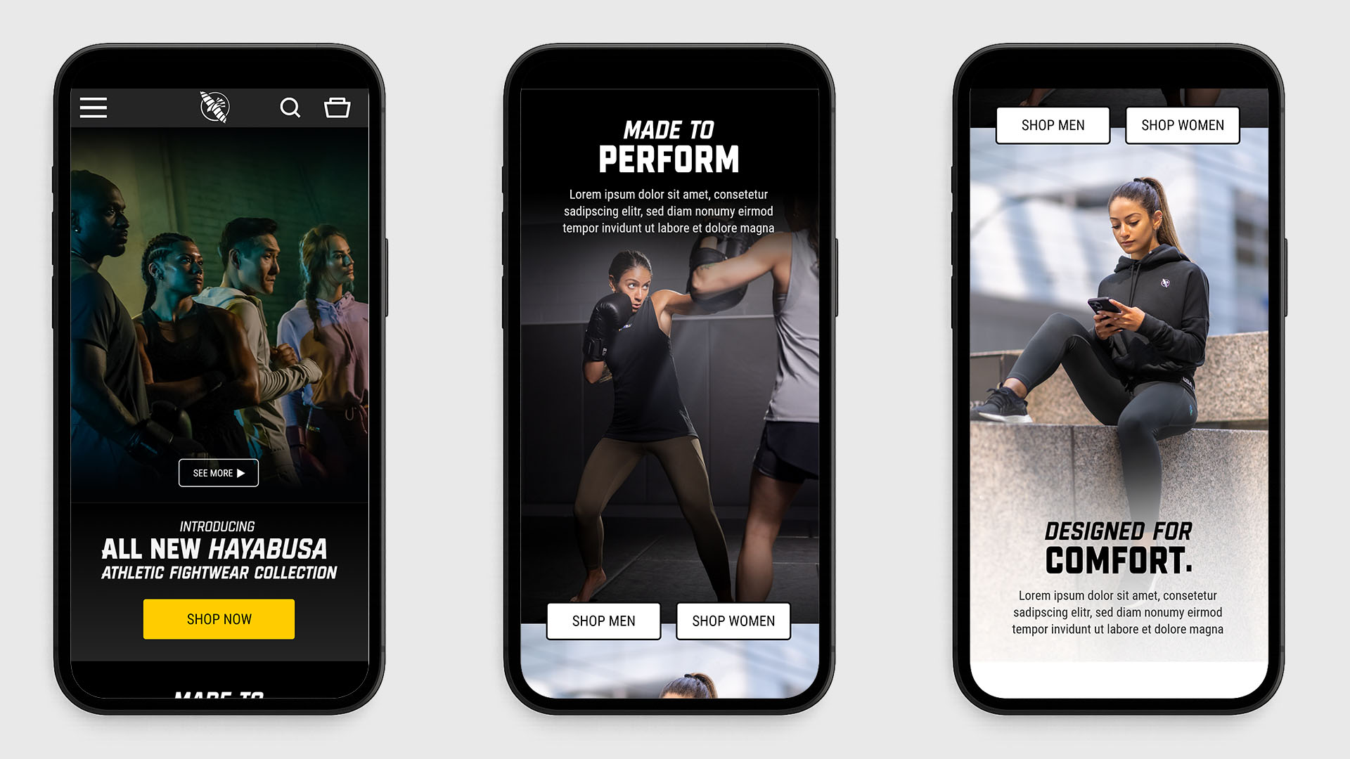 Campaign landing page mobile