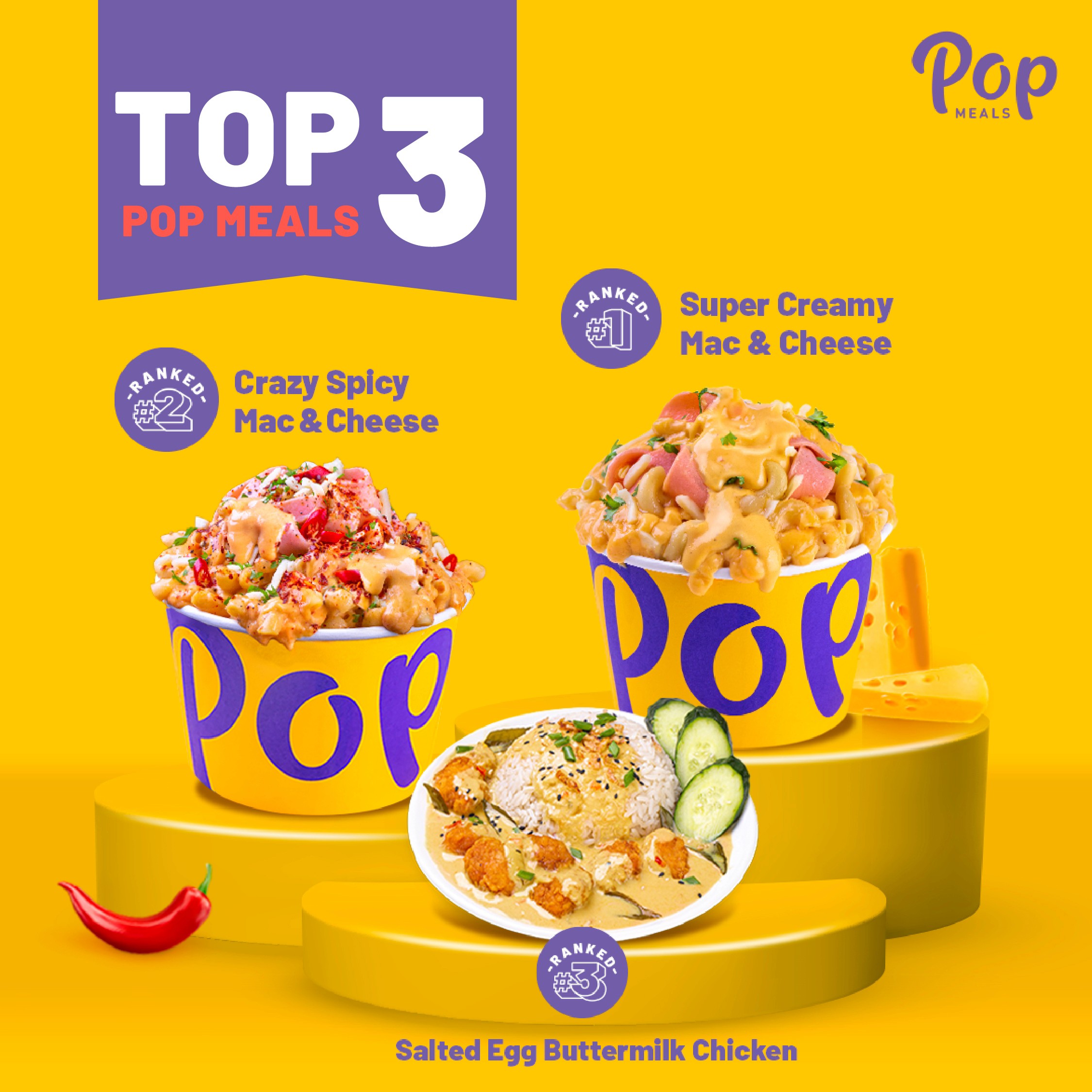 Top 3 Pop Meals