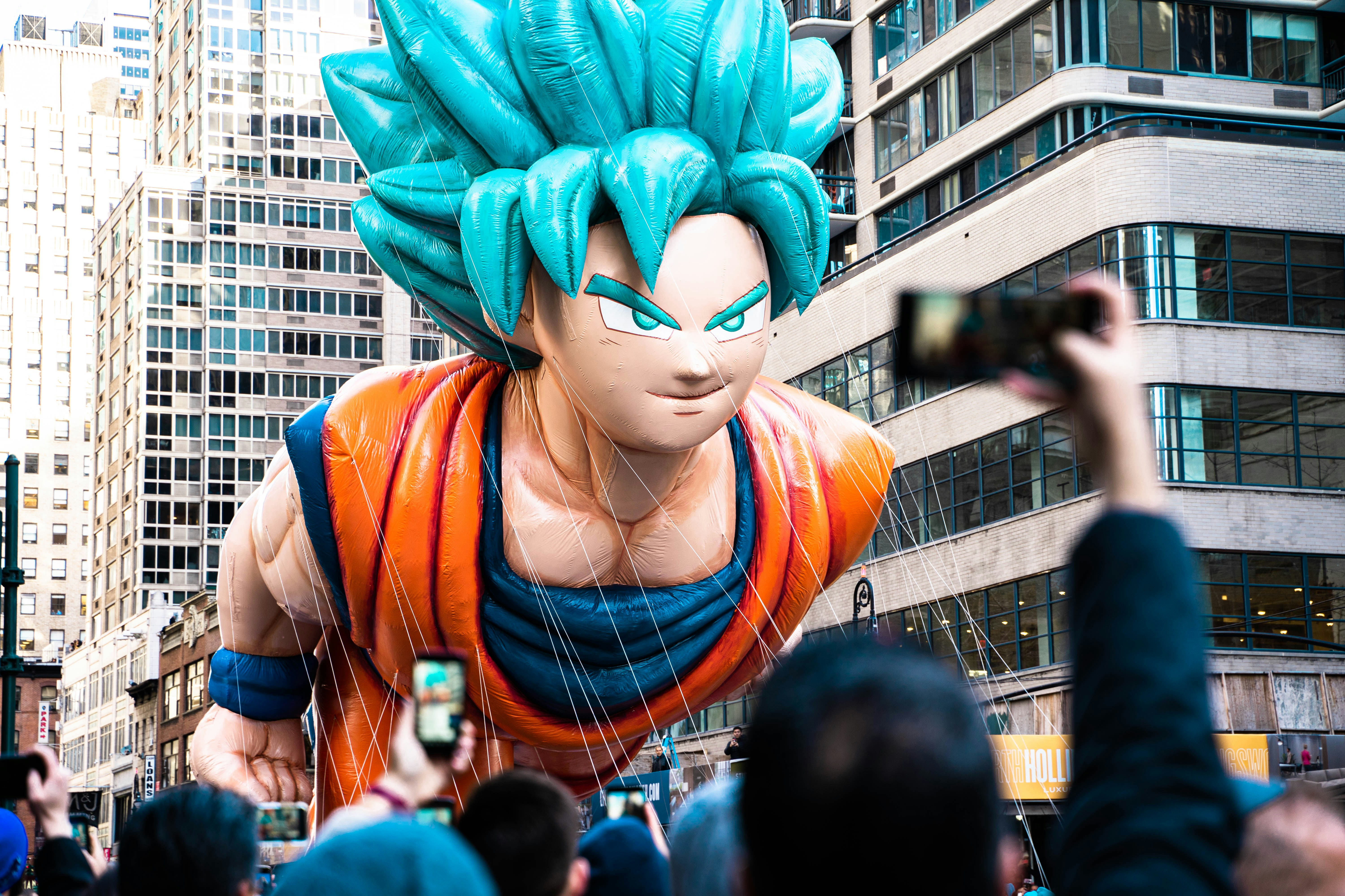 Goku model on the streets - goku ai voice generator