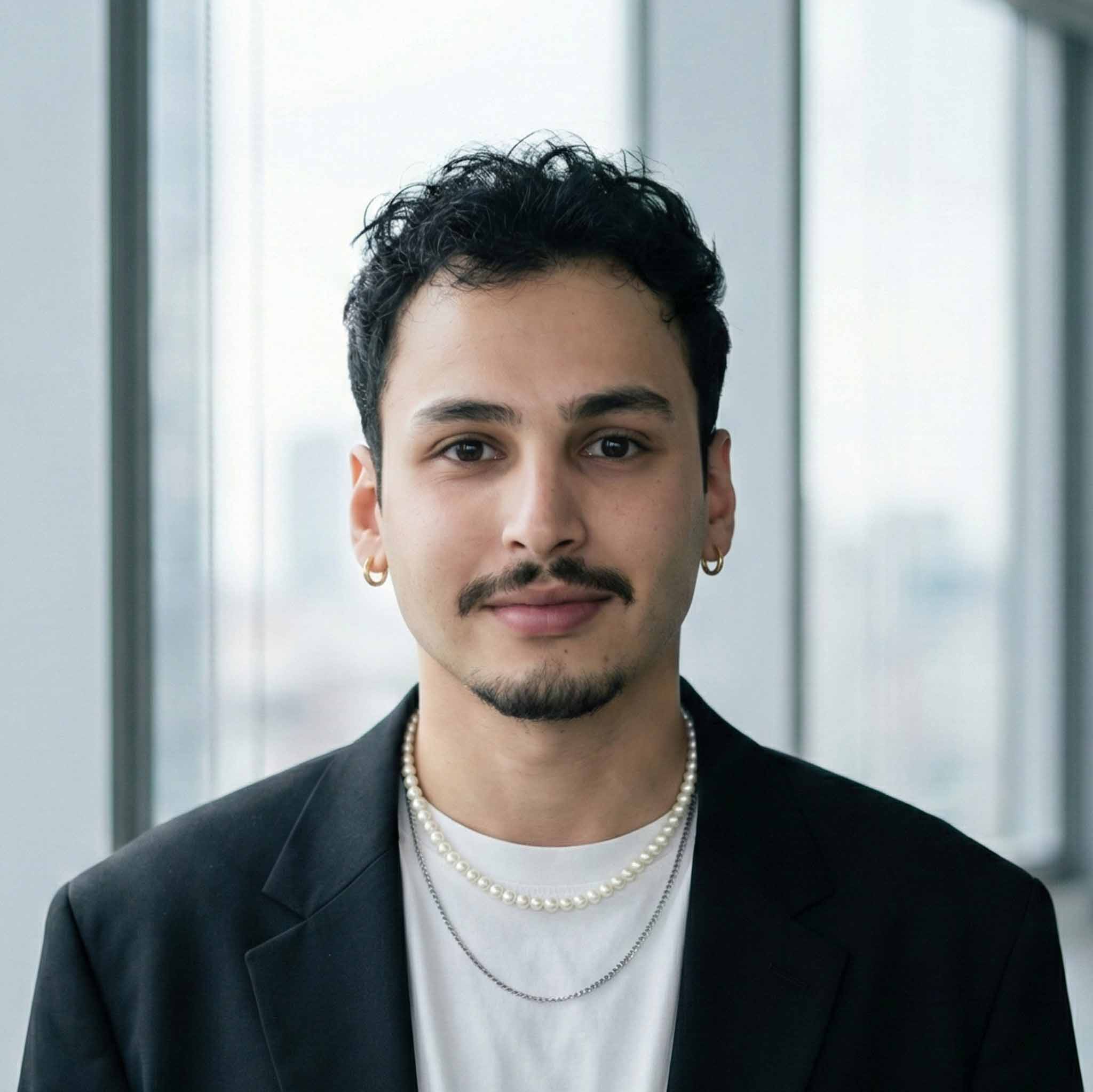 Umut, Vizio AI Product Designer, working on user experience, interface design, and digital product systems.