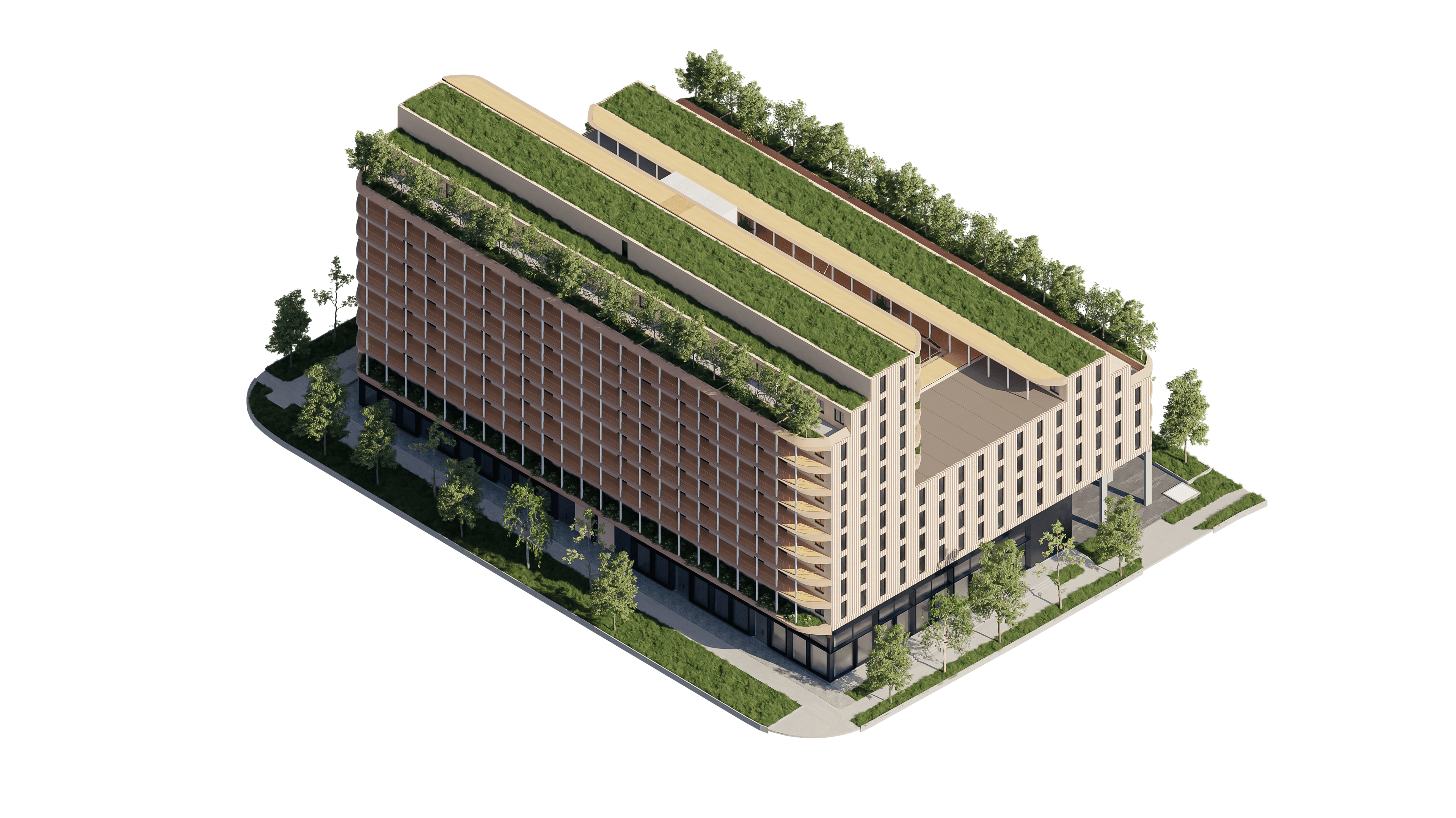 Rendered axonometric.