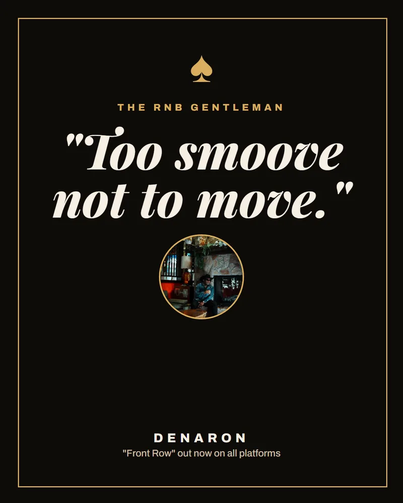 The RnB Gentleman quote card