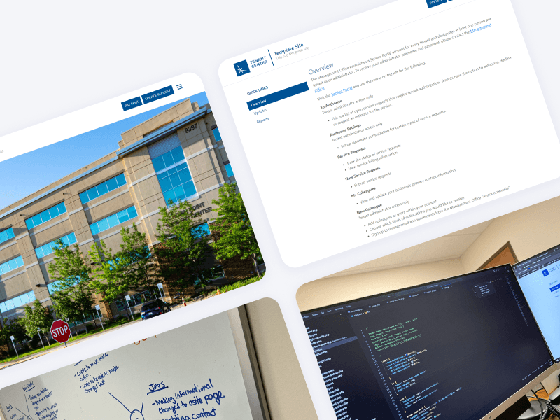 Network of Tenant Sites for Healthcare Realty — final designs visual 1