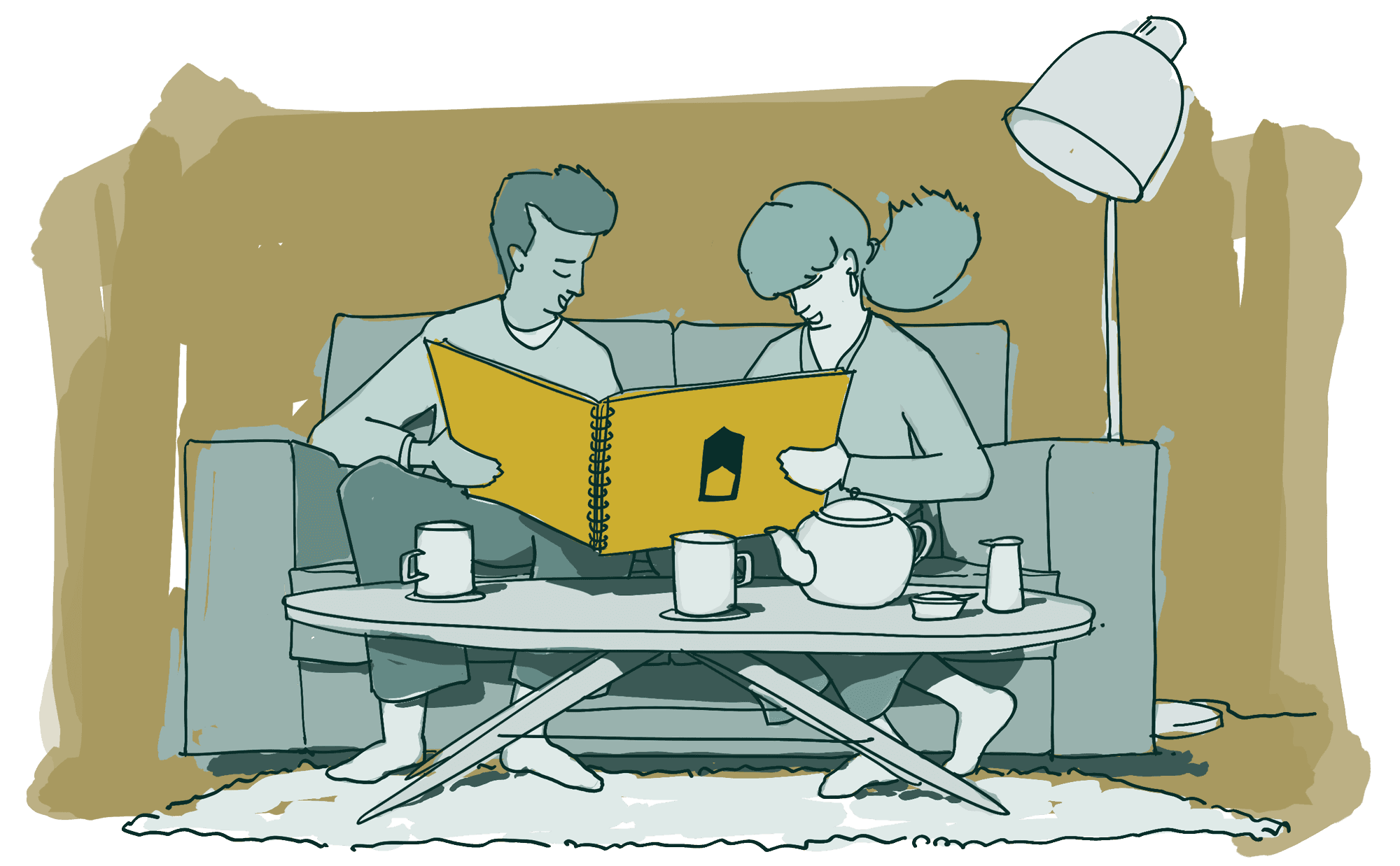 person sitting in a chair in front of a man