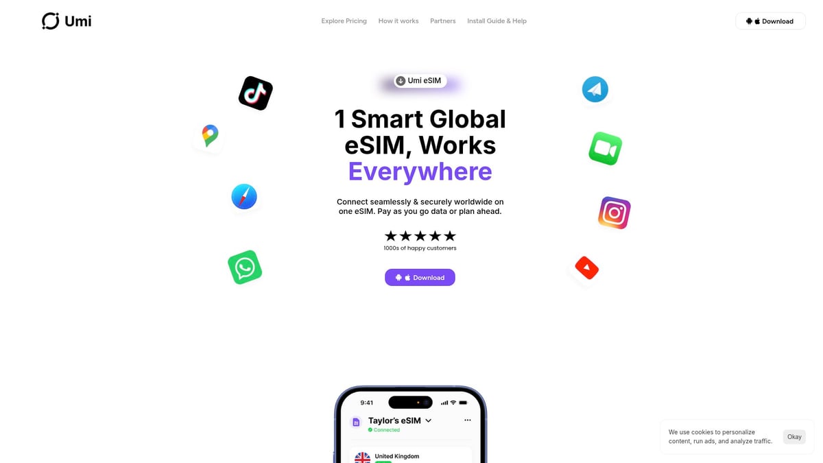 Global SIM eSIM Guide: Your Essential 2026 Travel Companion - Umi eSIM: The Single-Install Solution for Global Travellers