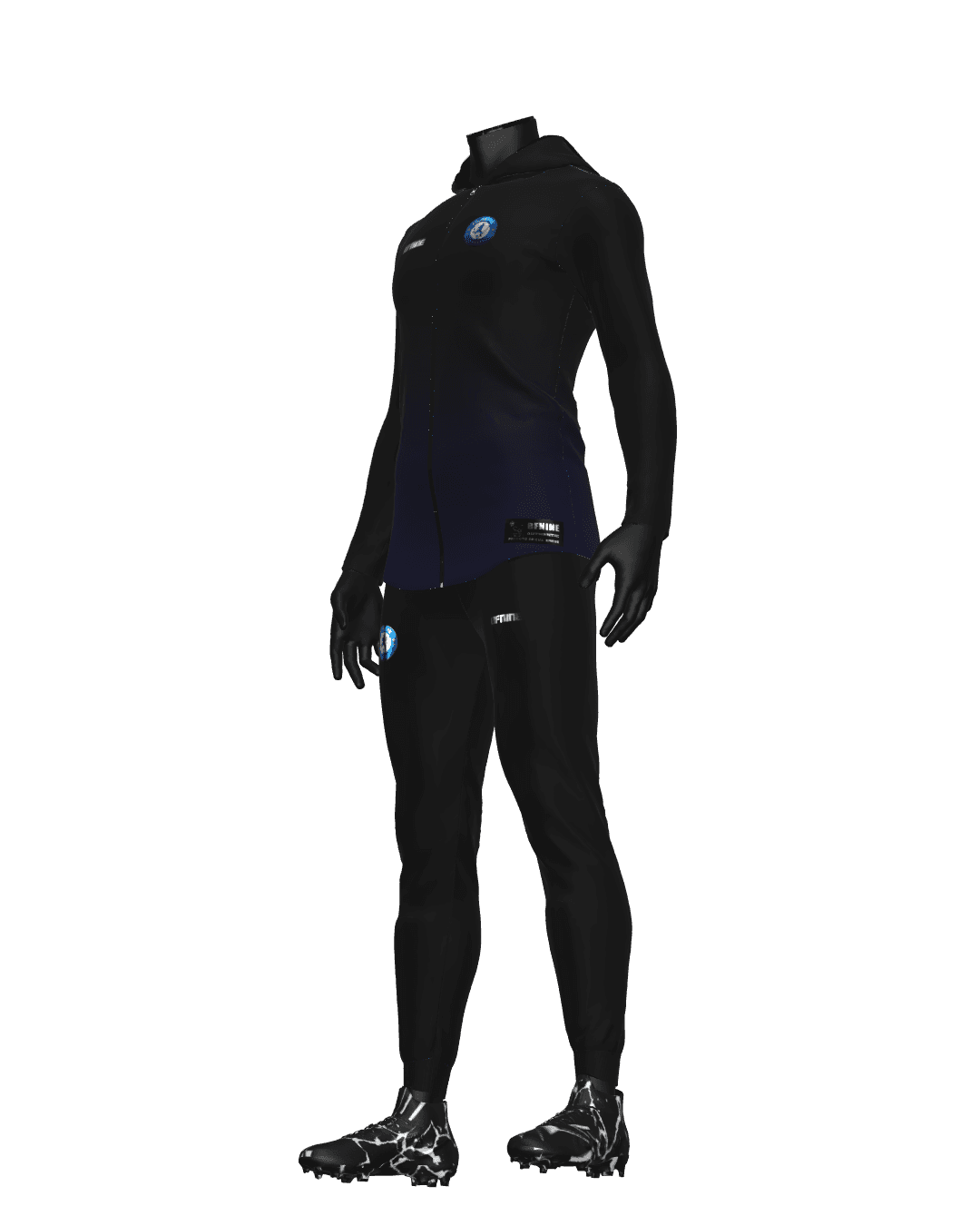 Modelagem Gola Y esportiva profissional aplicada em camiseta sublimada