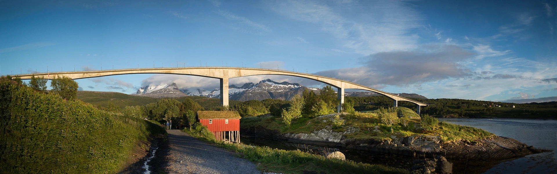 Bilde av Oddholmen ved Oddan på Tverlandet utenfor Bodø.