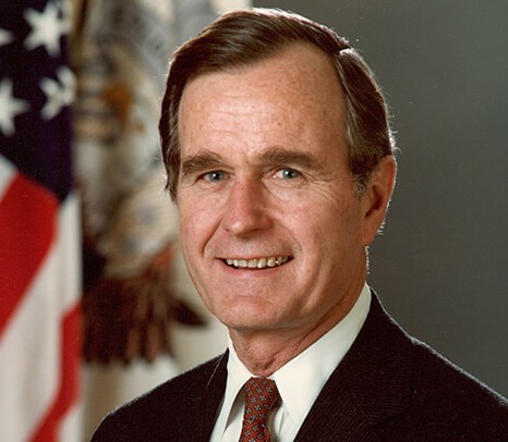 Portrait of George H.W. Bush