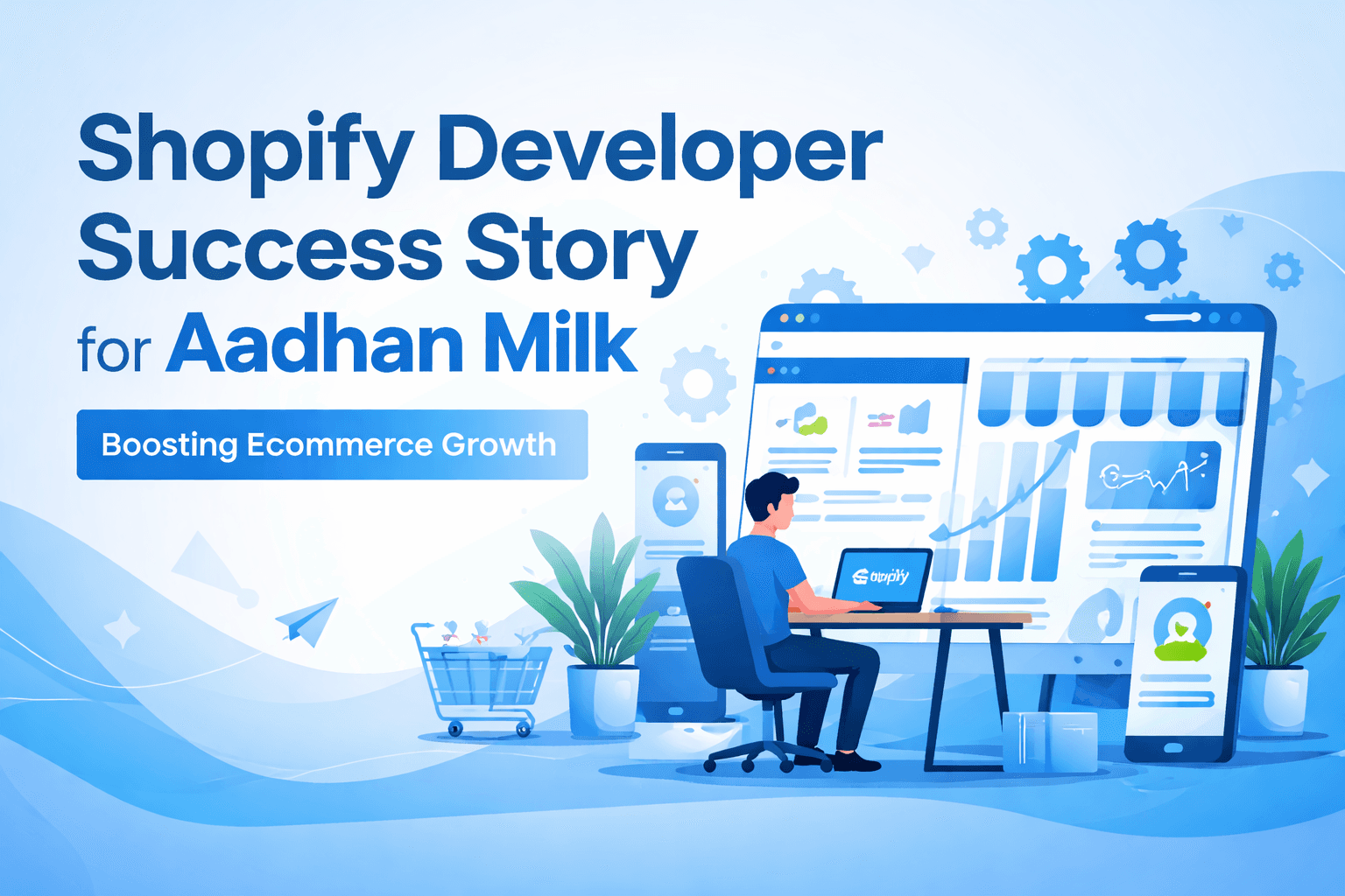 Shopify developer improving Aadhan Milk eCommerce website performance