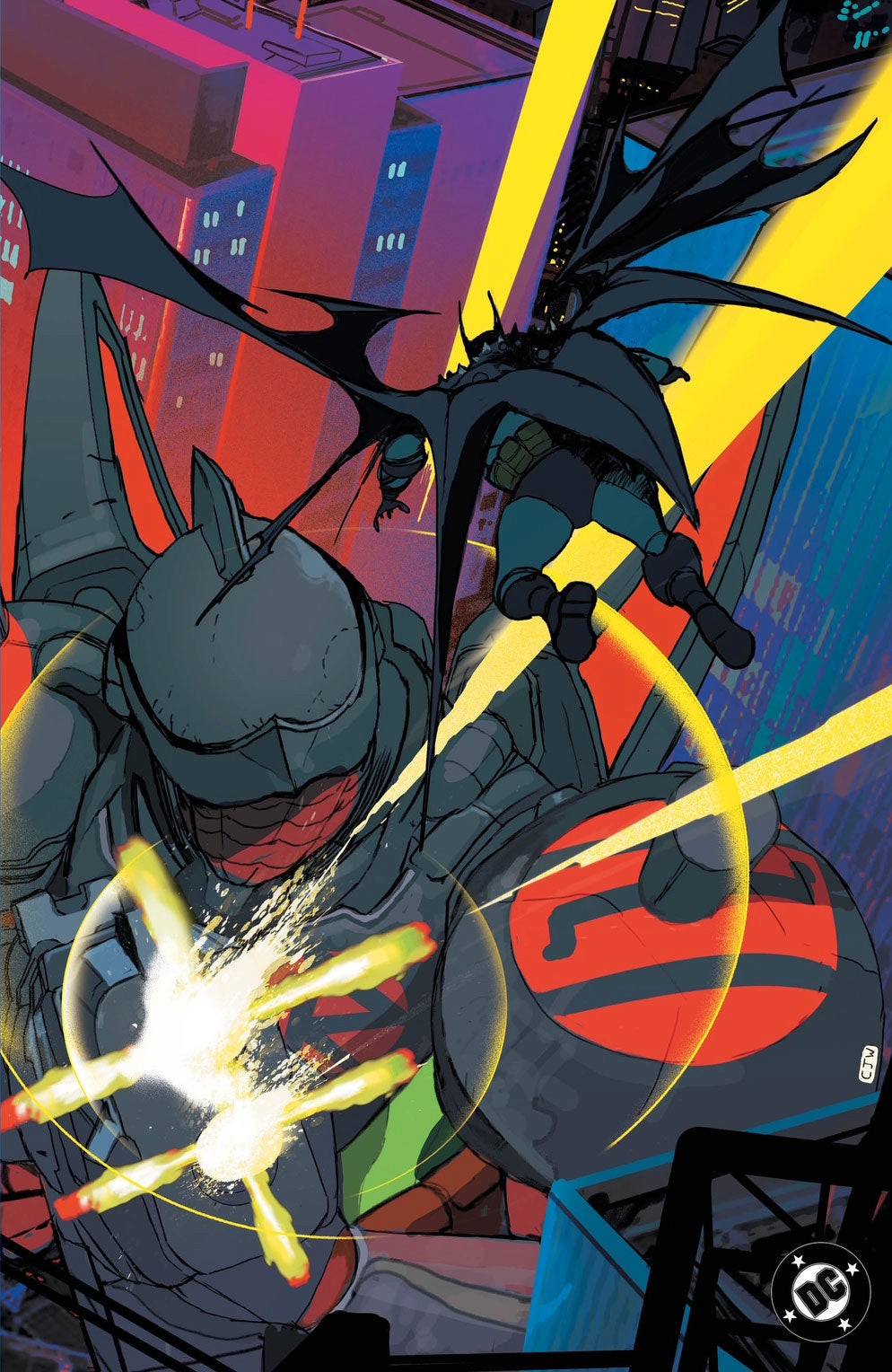 Absolute Batman #20 Christian Ward Big Dex Comics Exclusive Virgin Variant cover featuring full artwork without trade dress, DC Comics pre-order exclusive edition