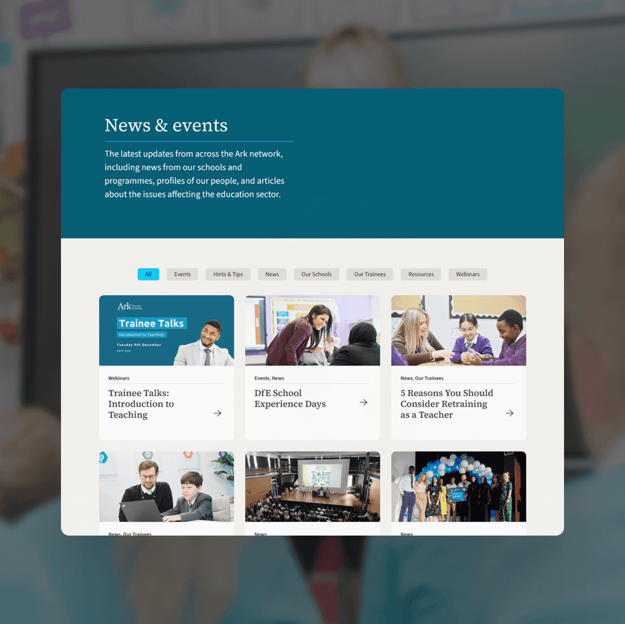 Website design showcasing accounting services, including year-end accounts and client testimonials.