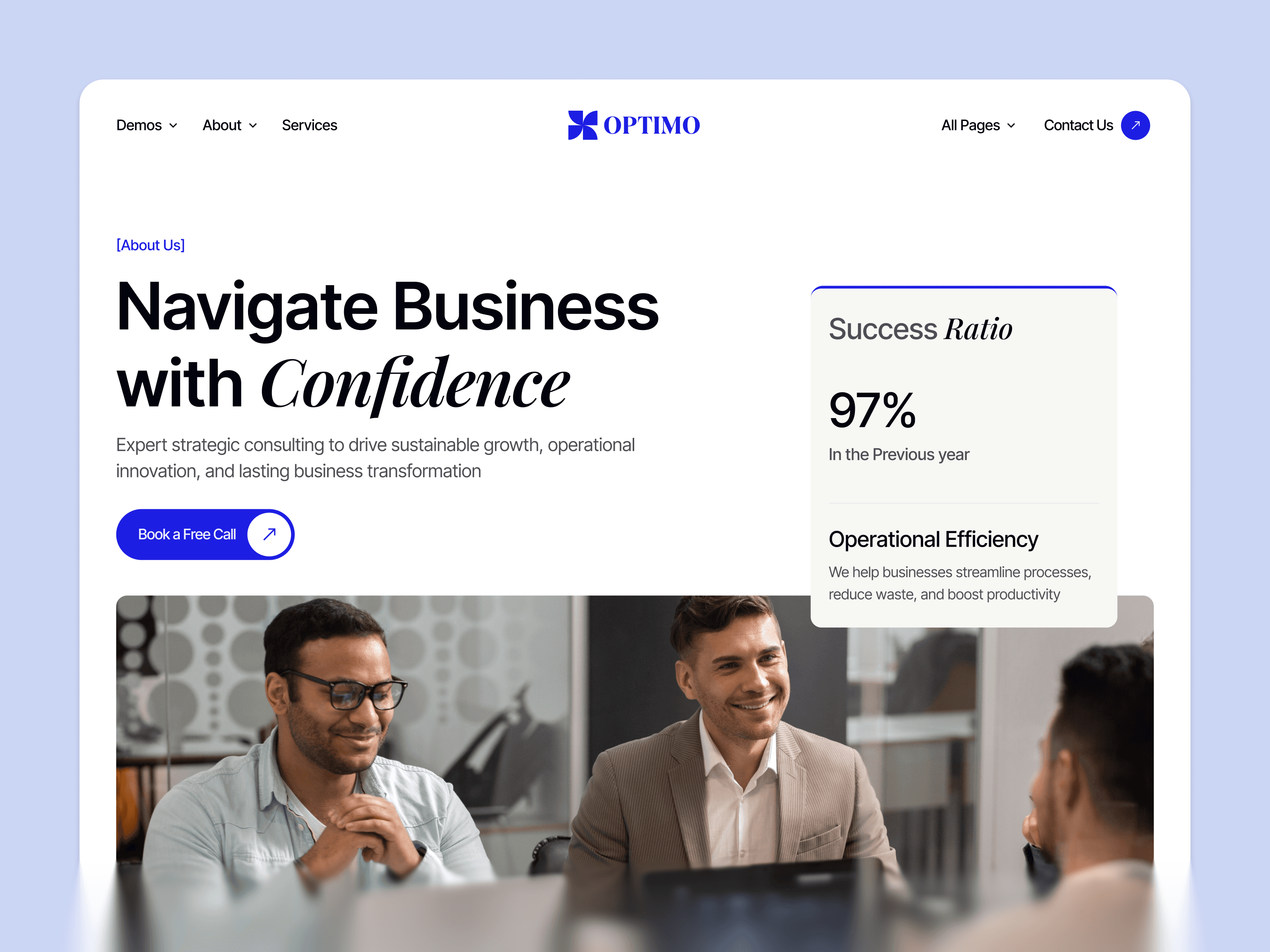 Business Consultant Framer Template