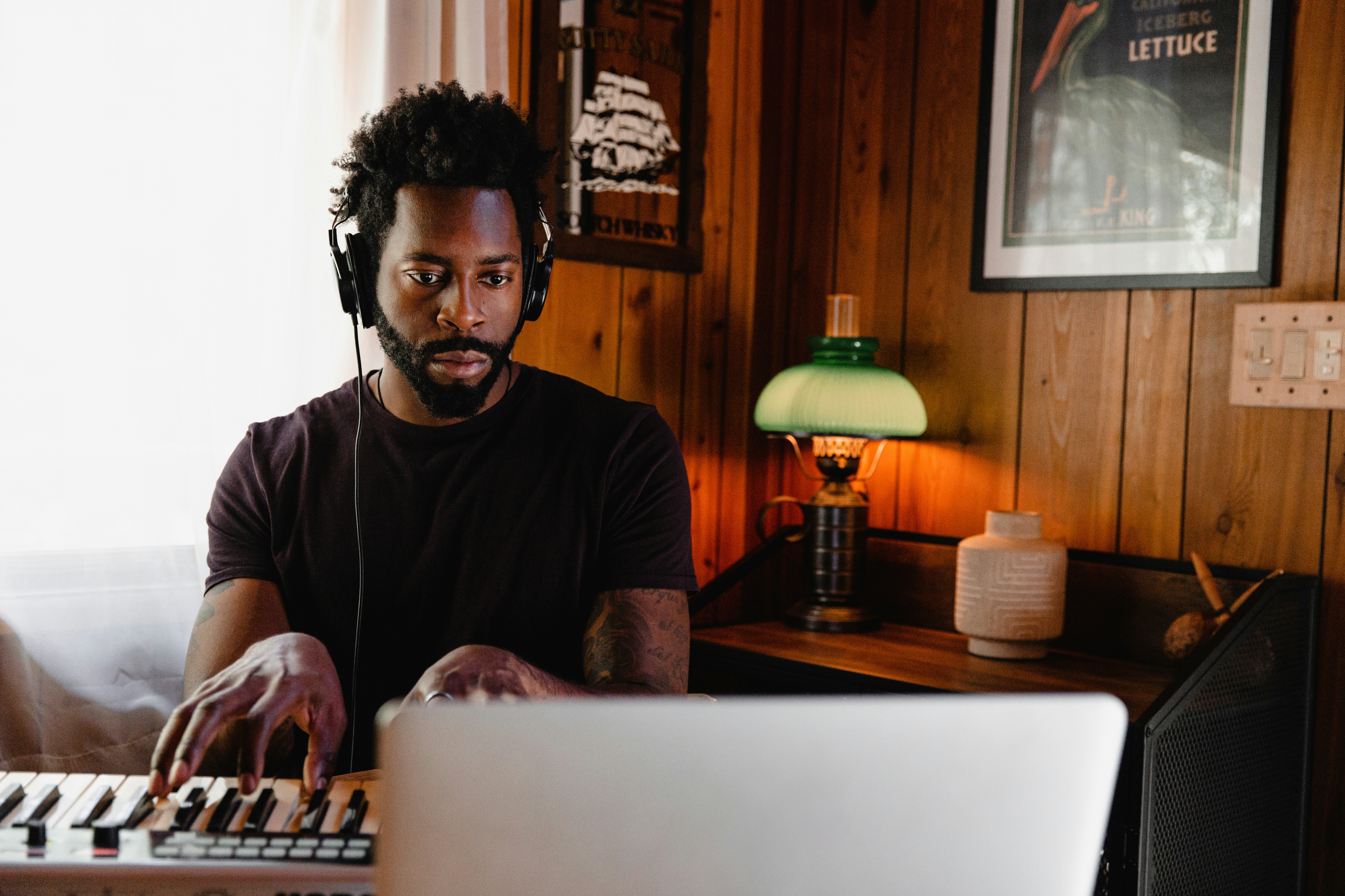 man playing piano - Music Making Equipment For Beginners 