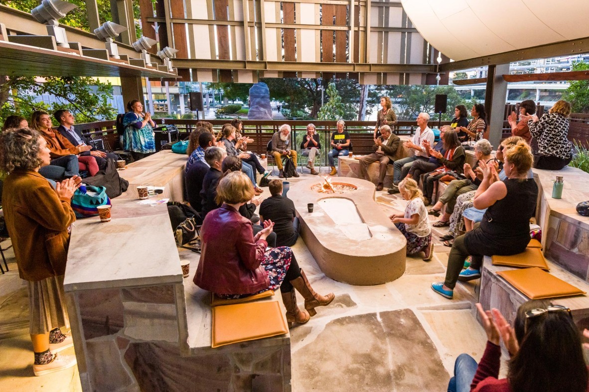 Corporate event in the Talking Circle at the State Library of Queensland