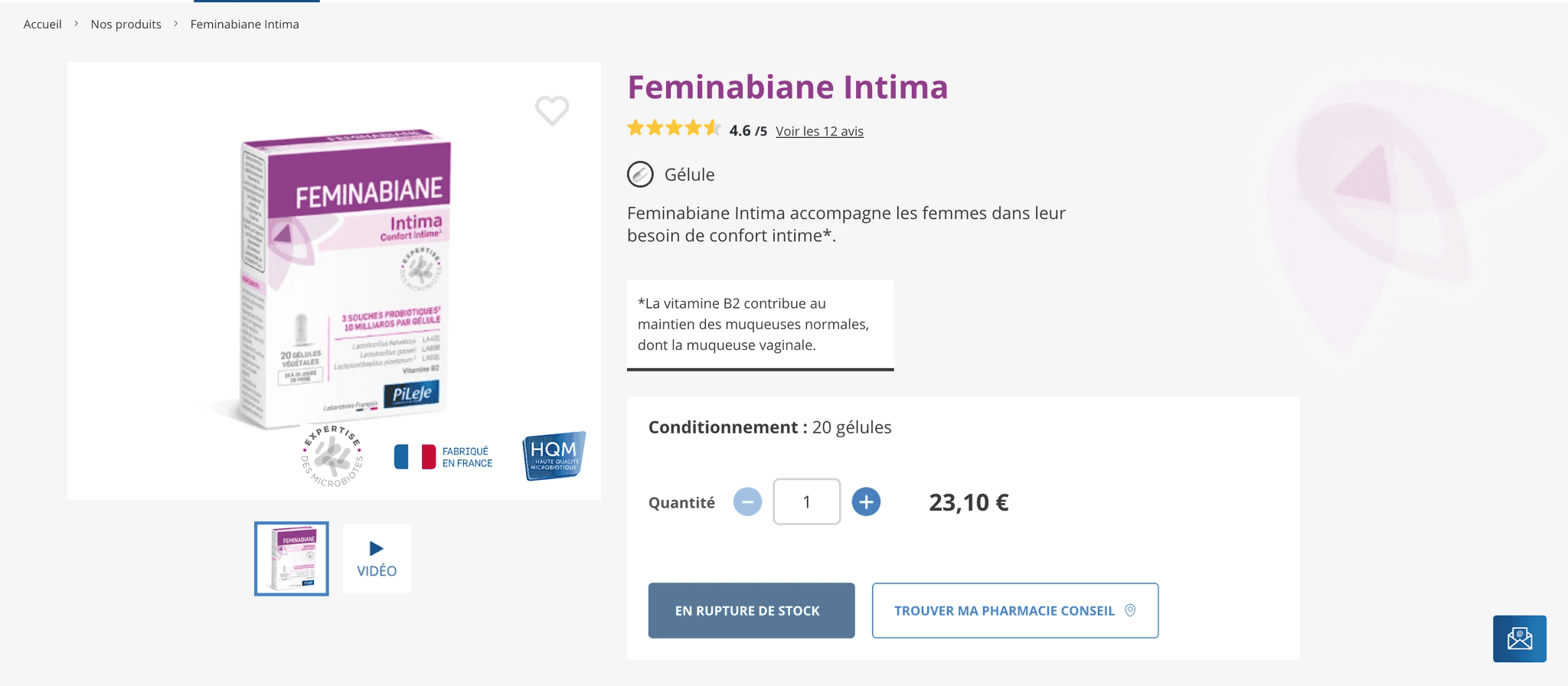 Feminabiane Intima (Pileje)