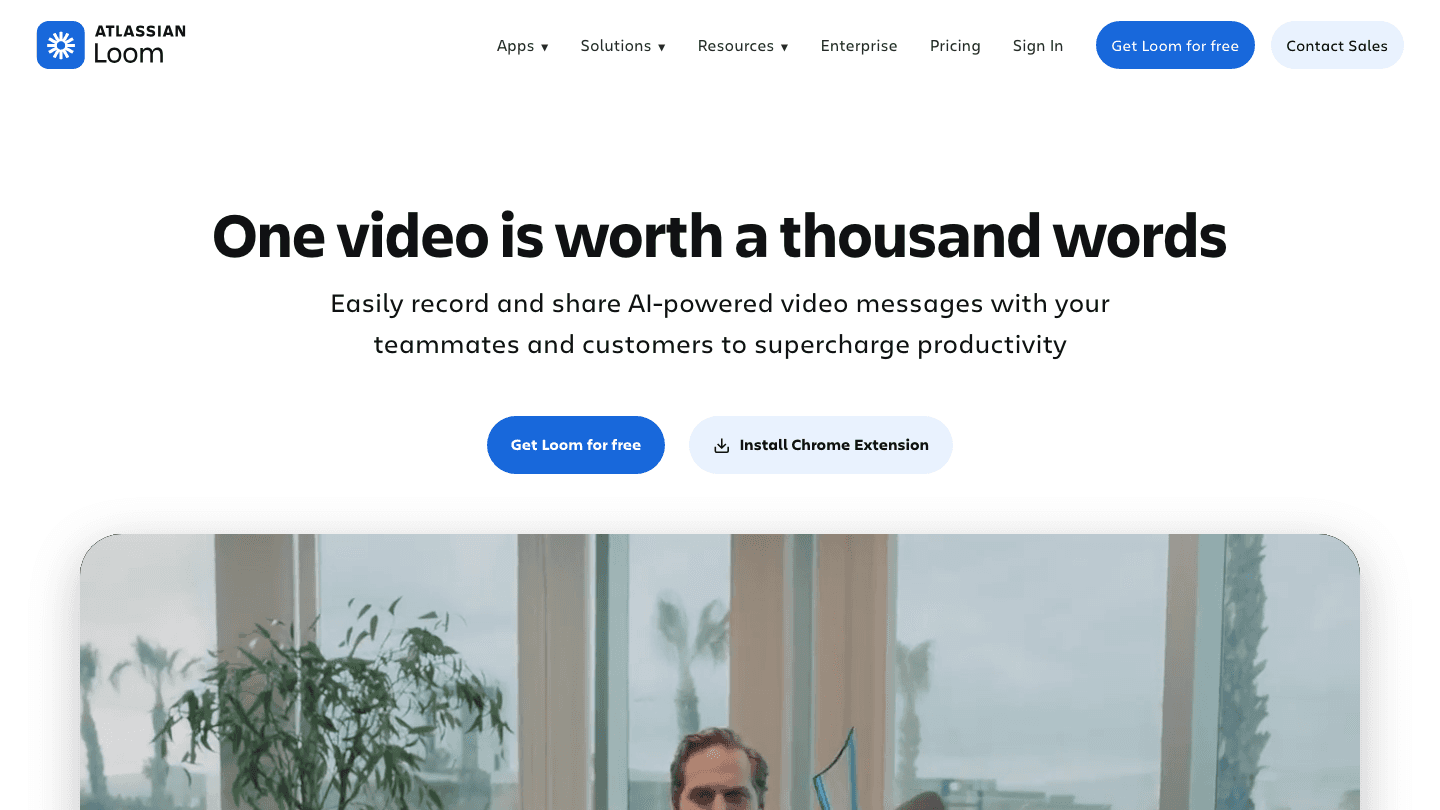 Loom video messaging app screenshot