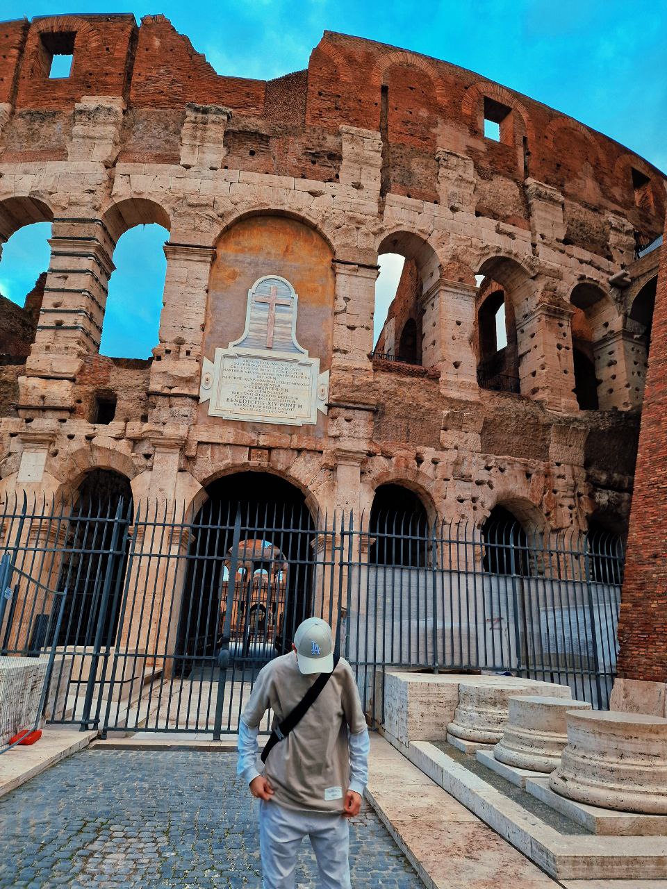 A young man riding a bicycle