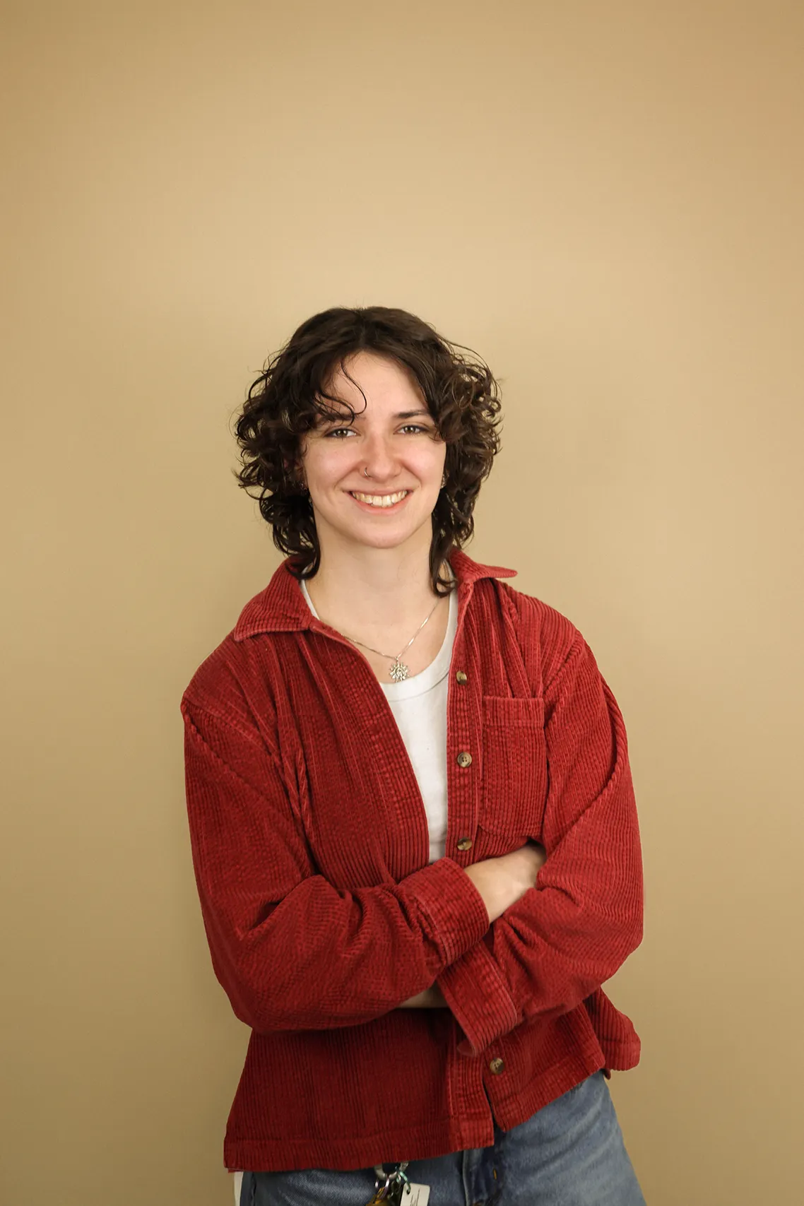 Portrait of Sam Lesser Junior Graphic Designer at Leadoff Studio