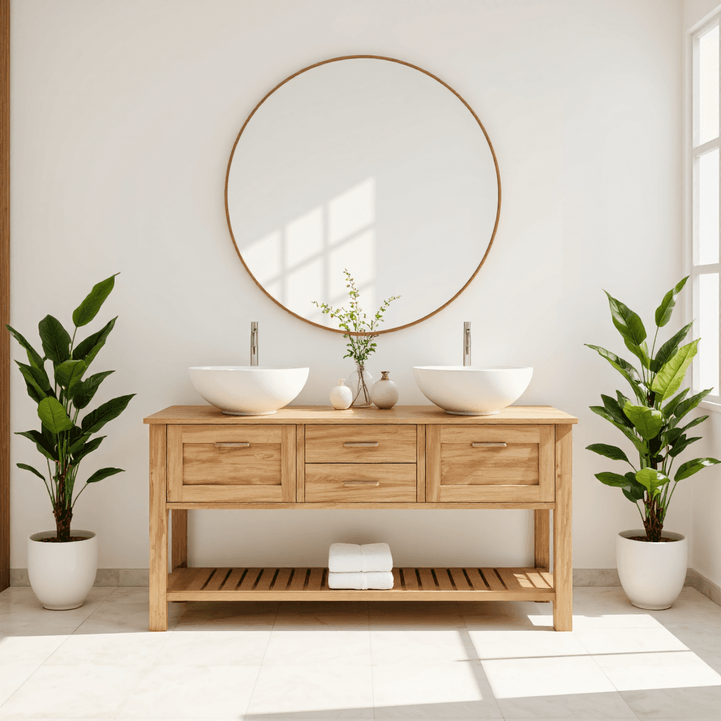 product photography of bathroom decor