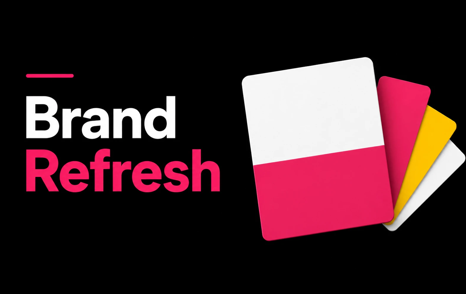 Brand Refresh with color swatches