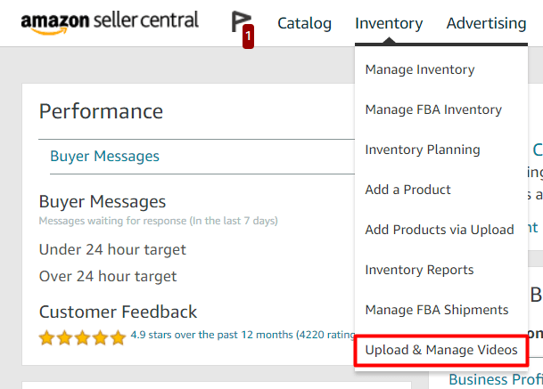 Upload Videos in Seller Central