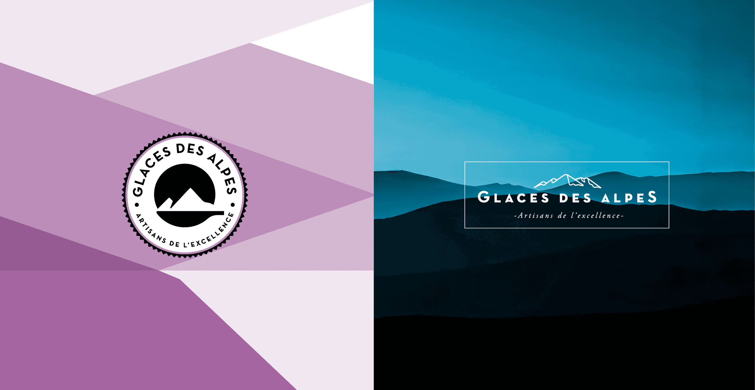Logo glace des alpes