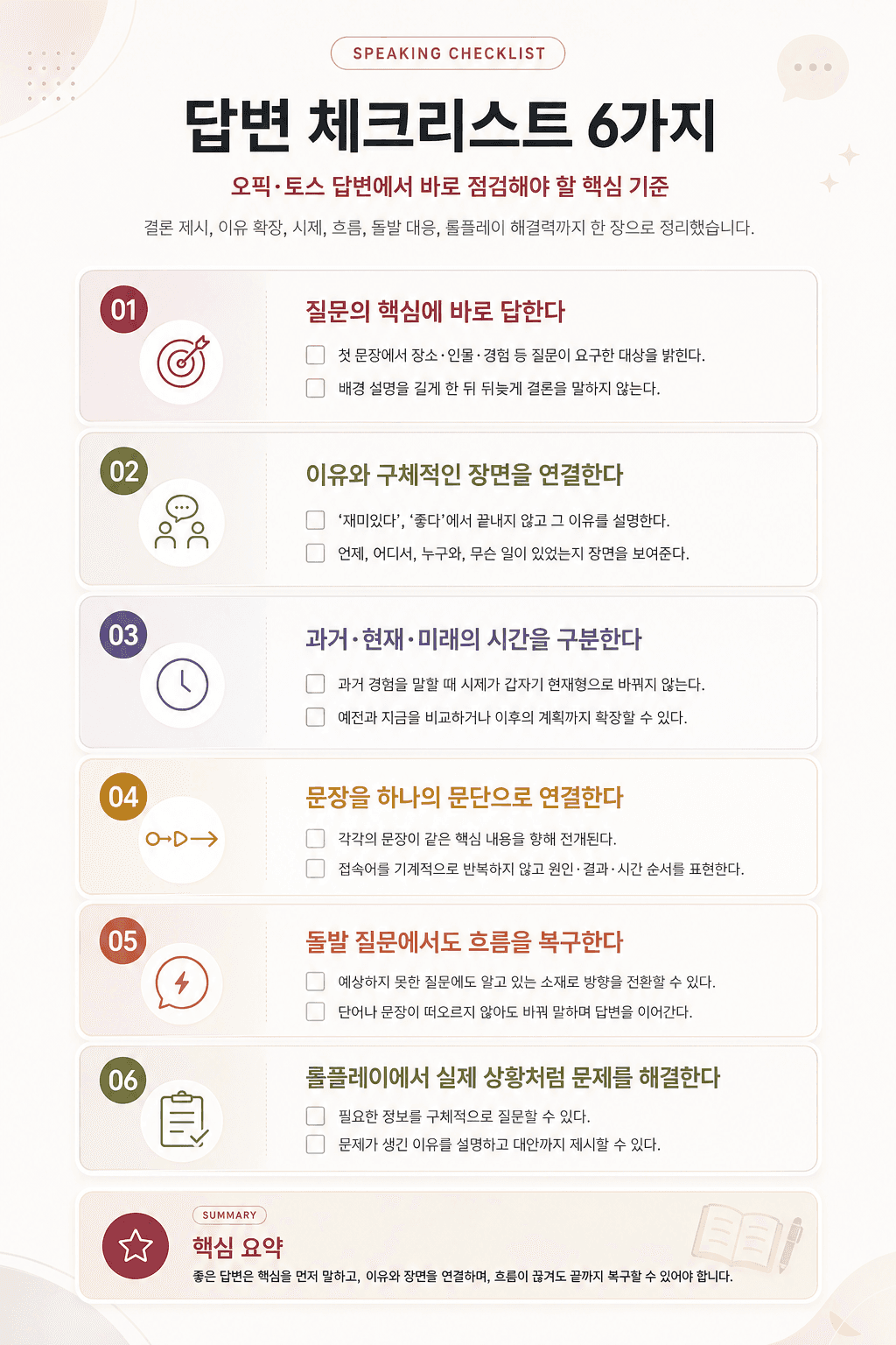 나는 오픽 AL 수준일까? 체크해보자!