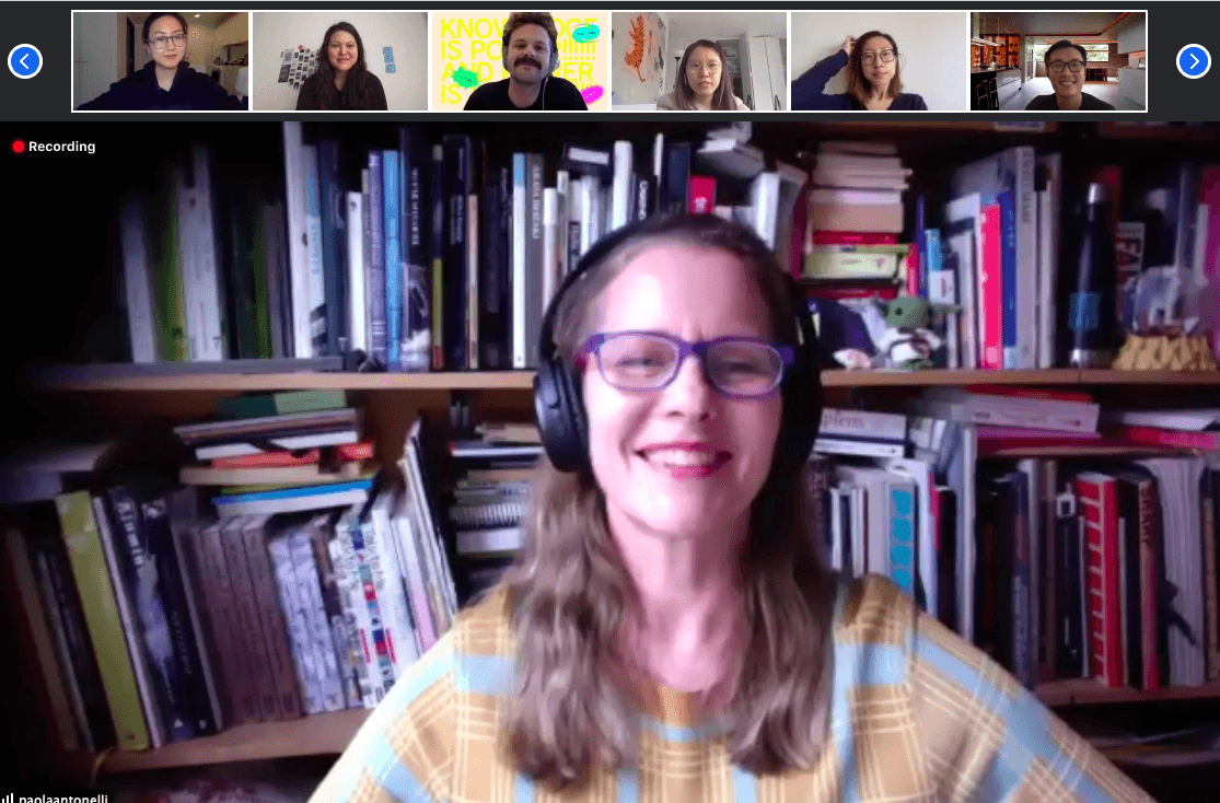 Paola Antonelli lecture live on zoom