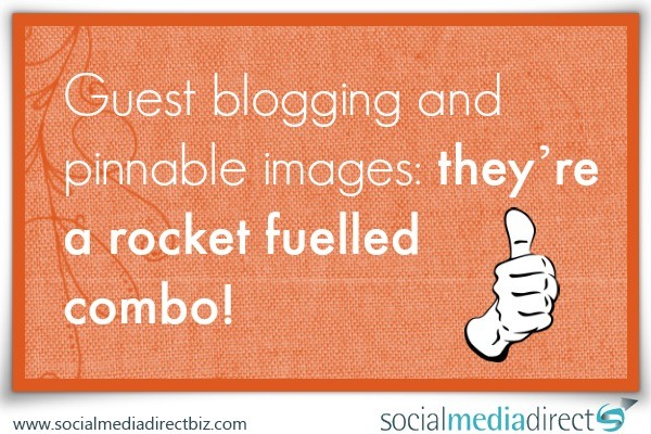 Guest blogging and pinnable images