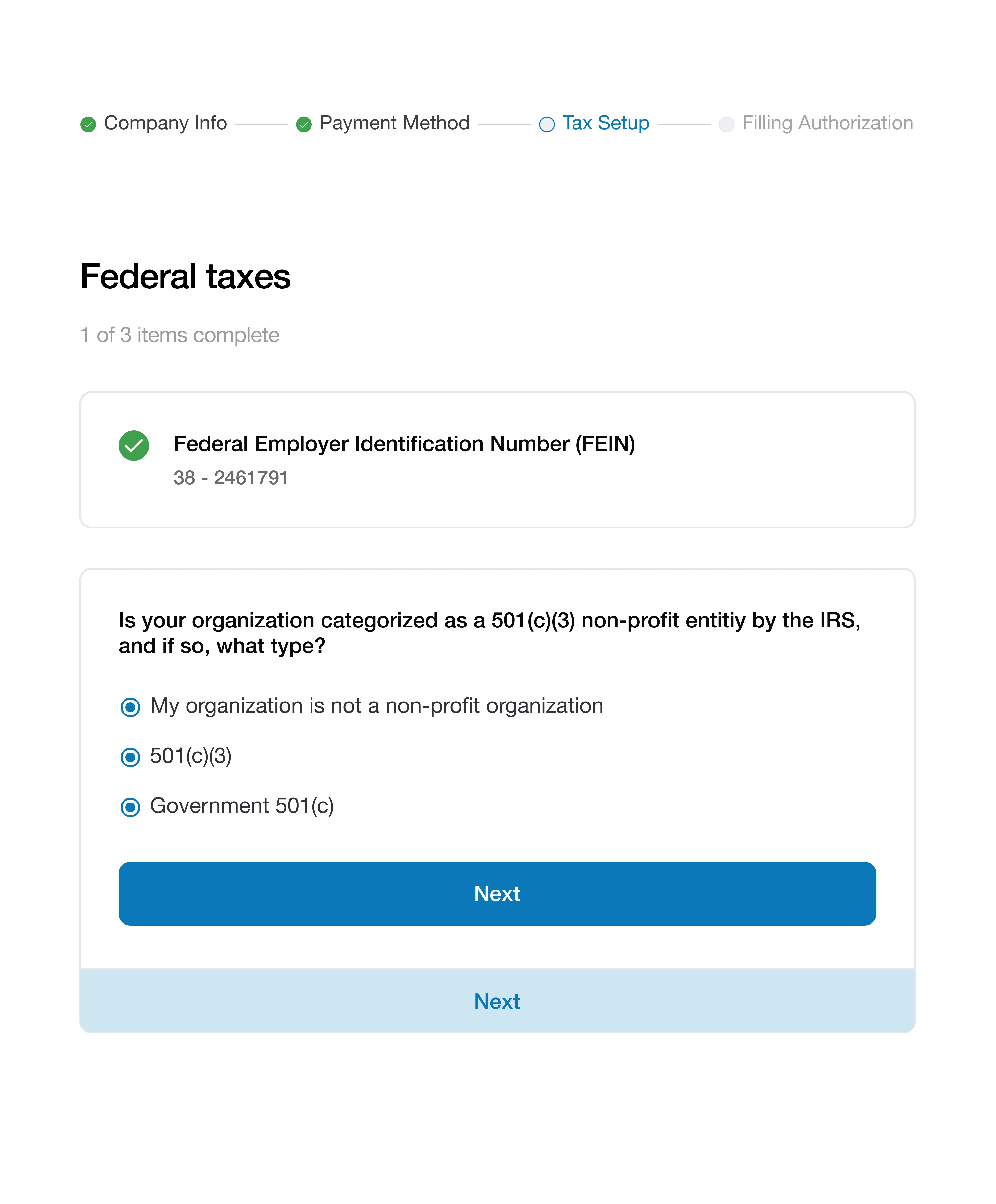 An image of Freelio's budget ui