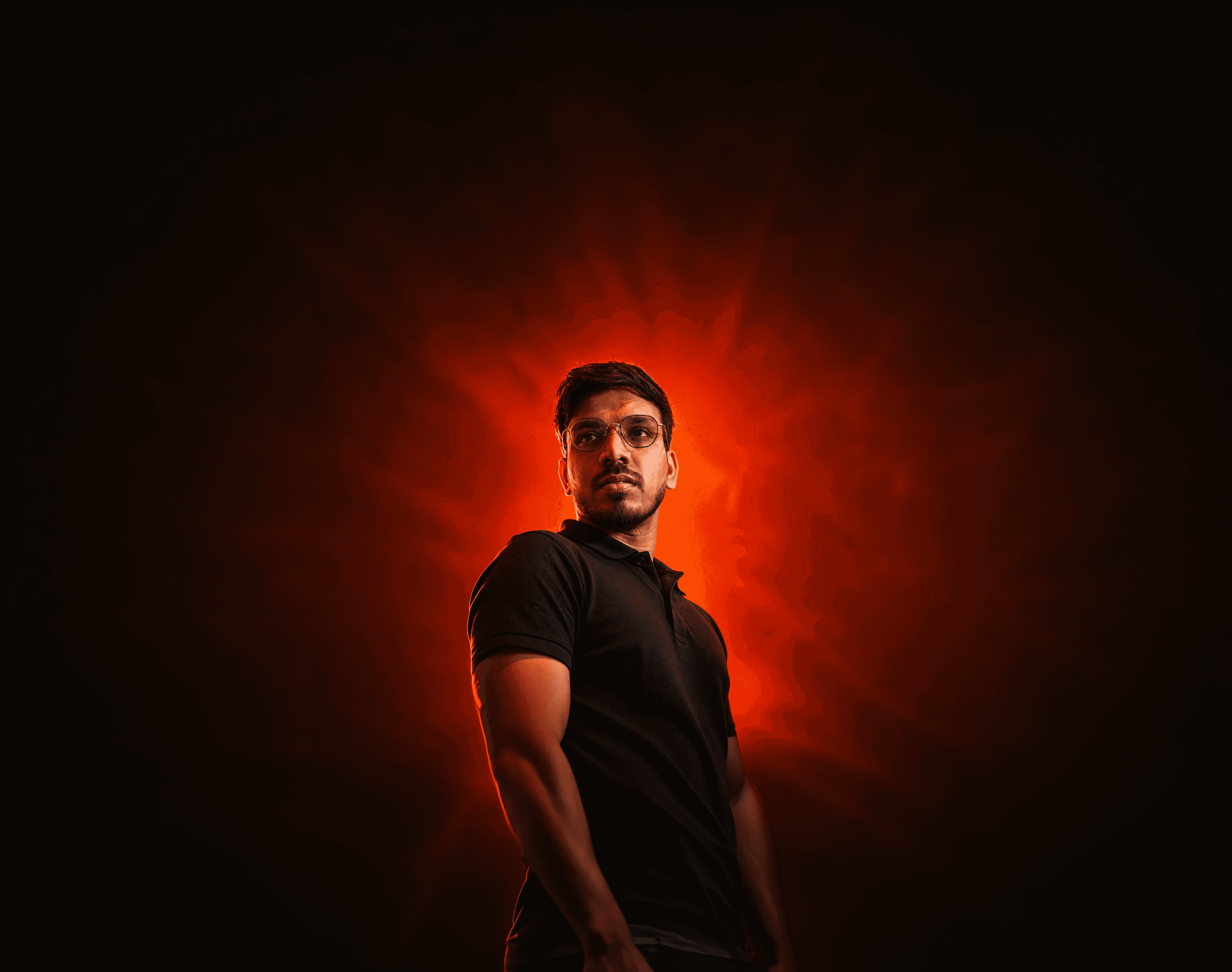 Man Red BG