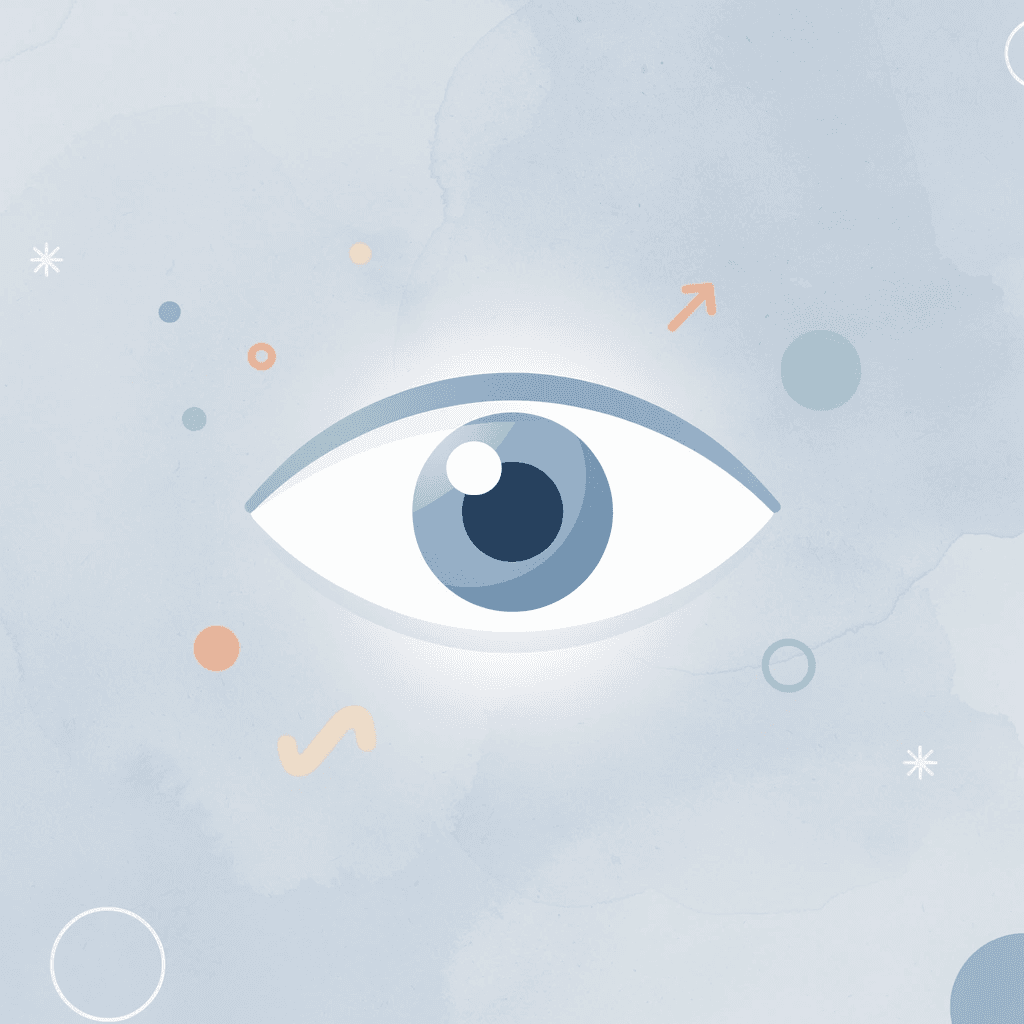 Eye icon representing visual attention and readability