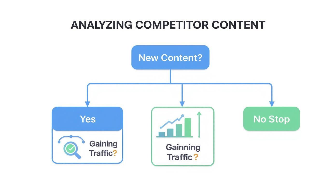 Infographic about how to find trending keywords