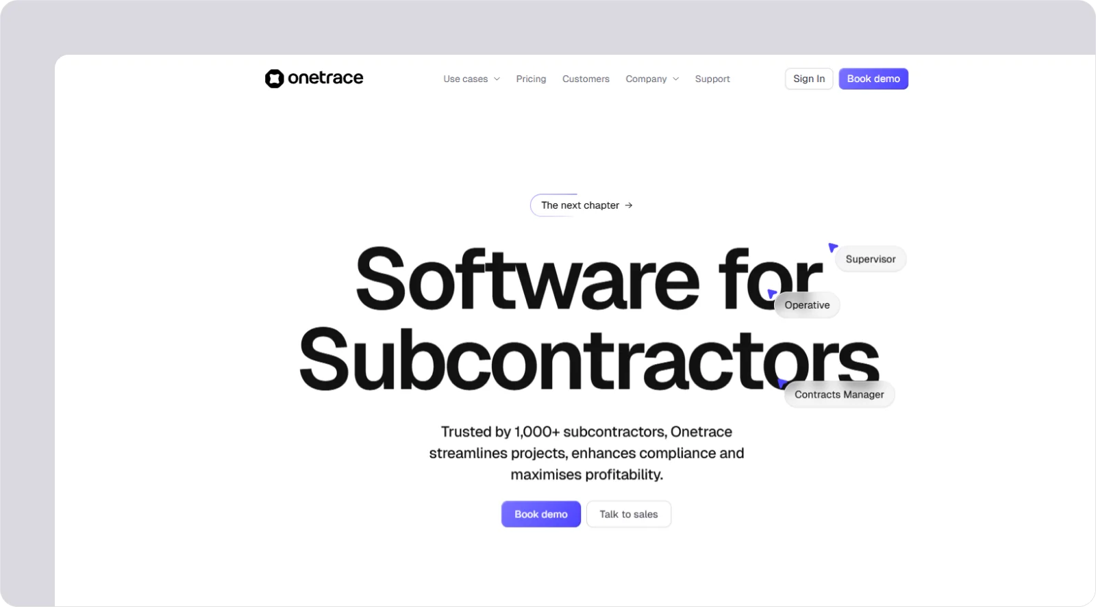 onetrace-homepage