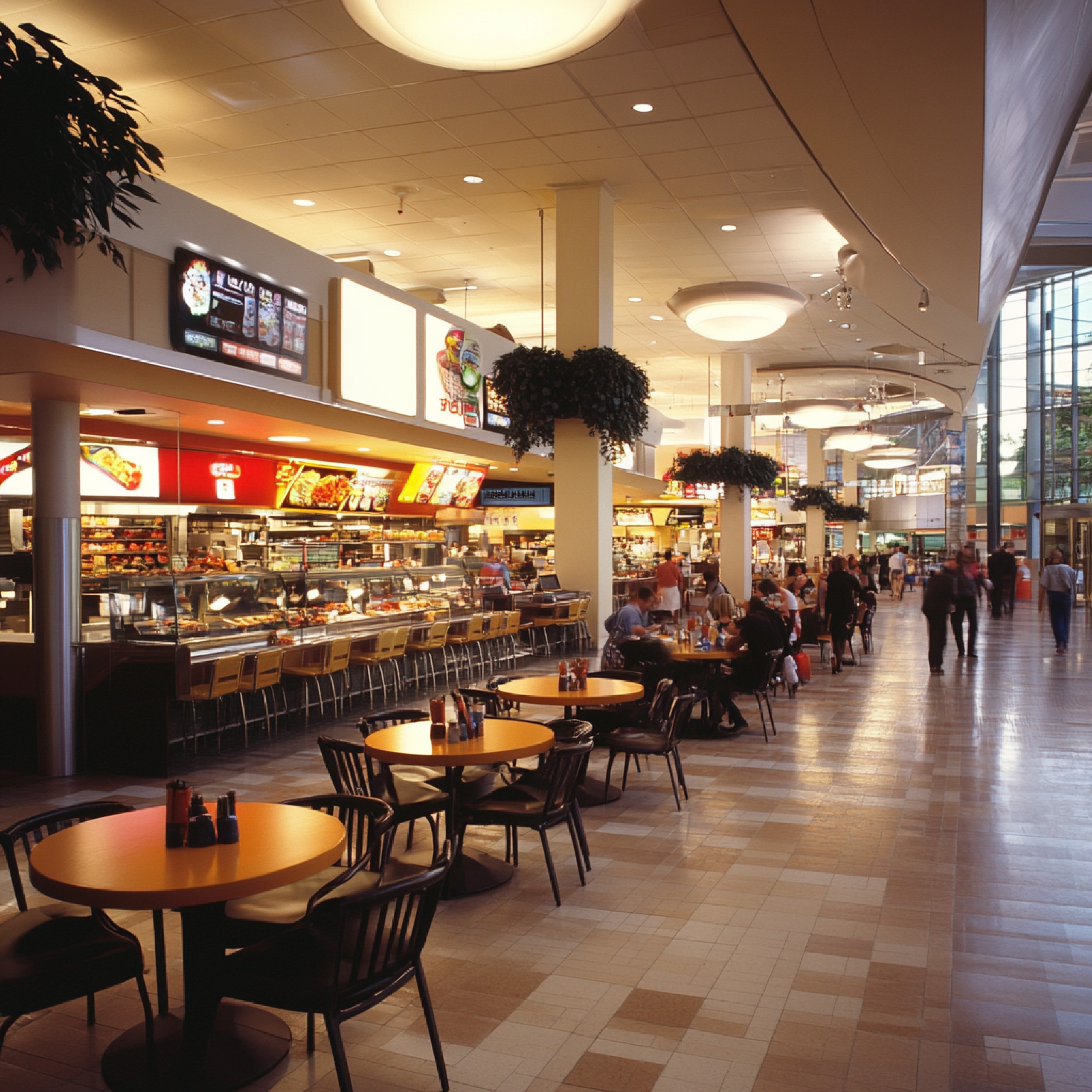 ERP management for food courts