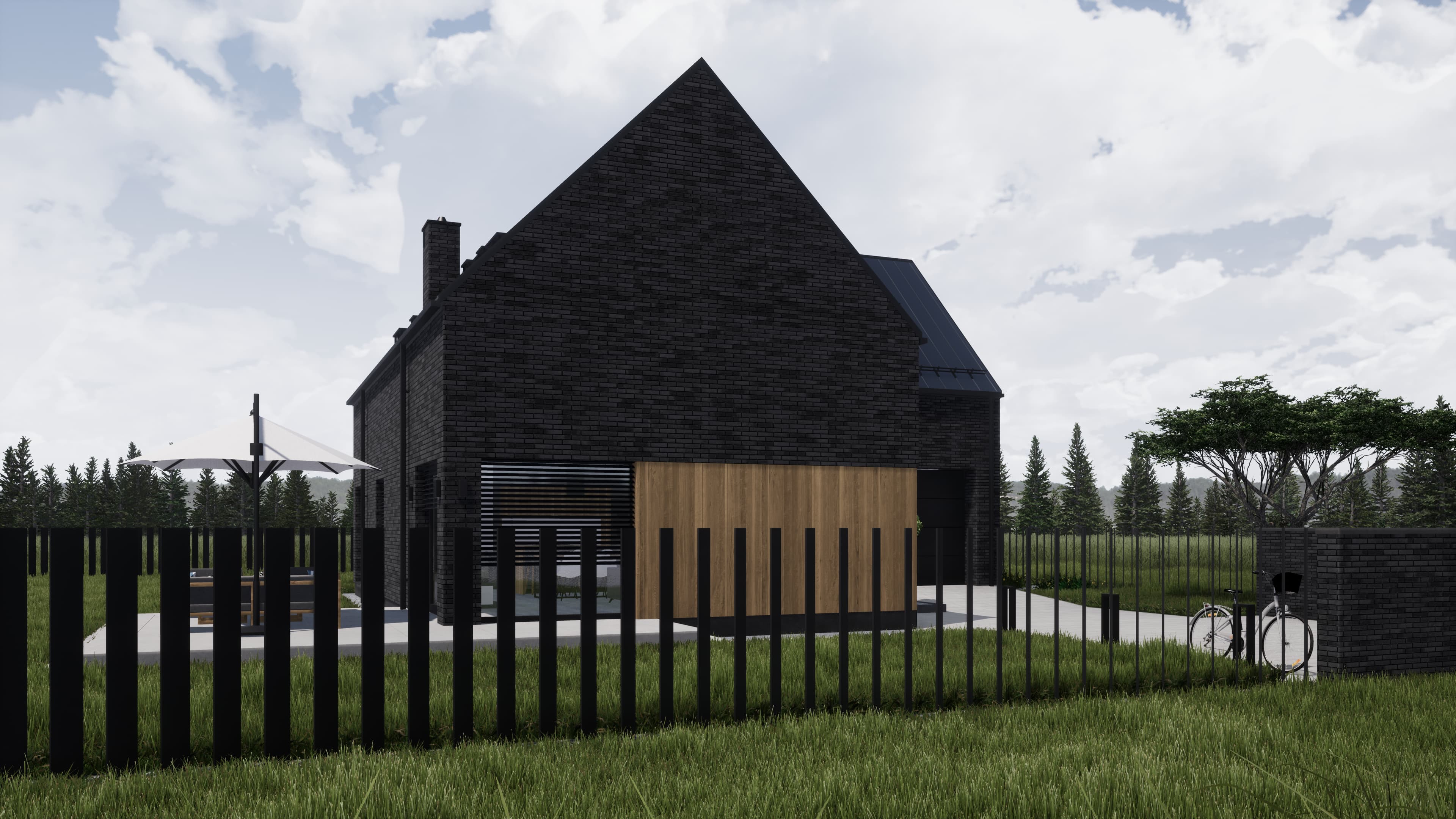 a woman with flowers