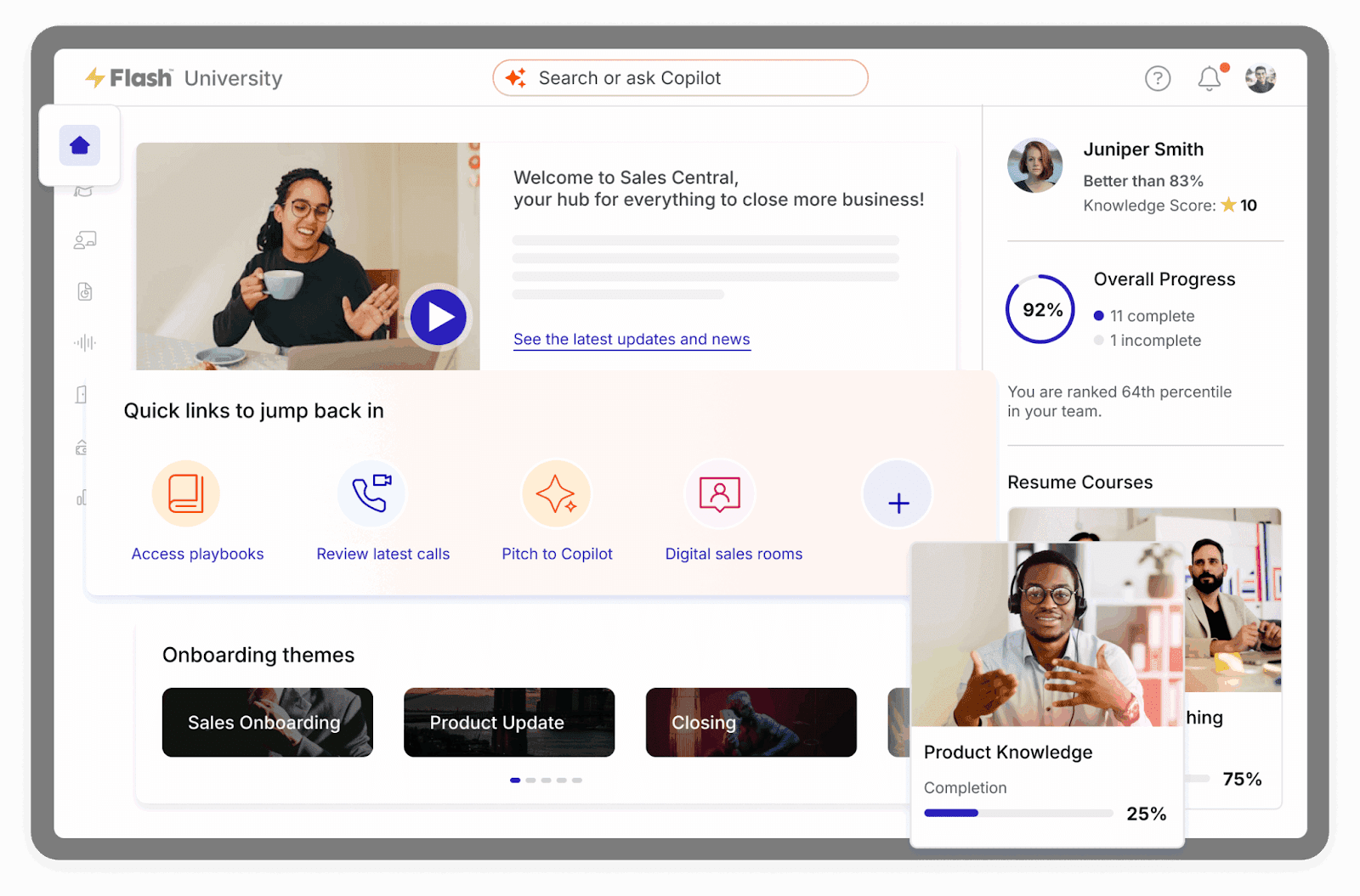 Mindtickle Dashboard