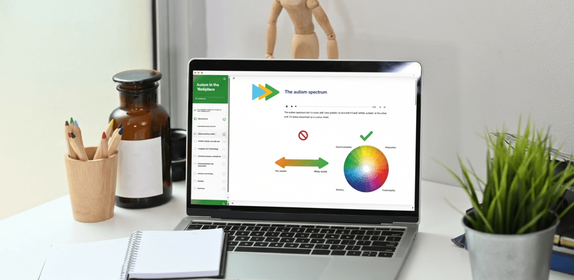 A mockup of the AAA module. 