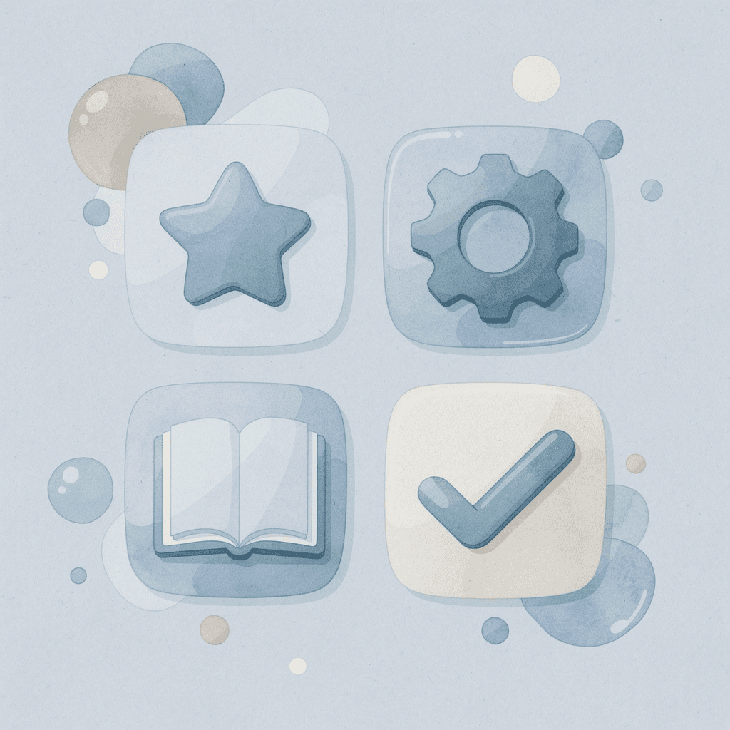 Four icons representing different funding program pathways