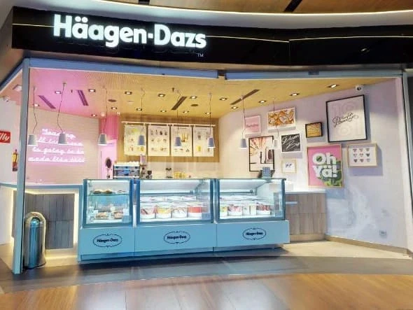 devanture établissement haagen dazs