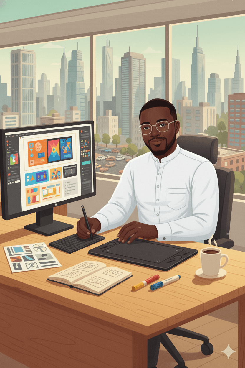 Example work of branding design