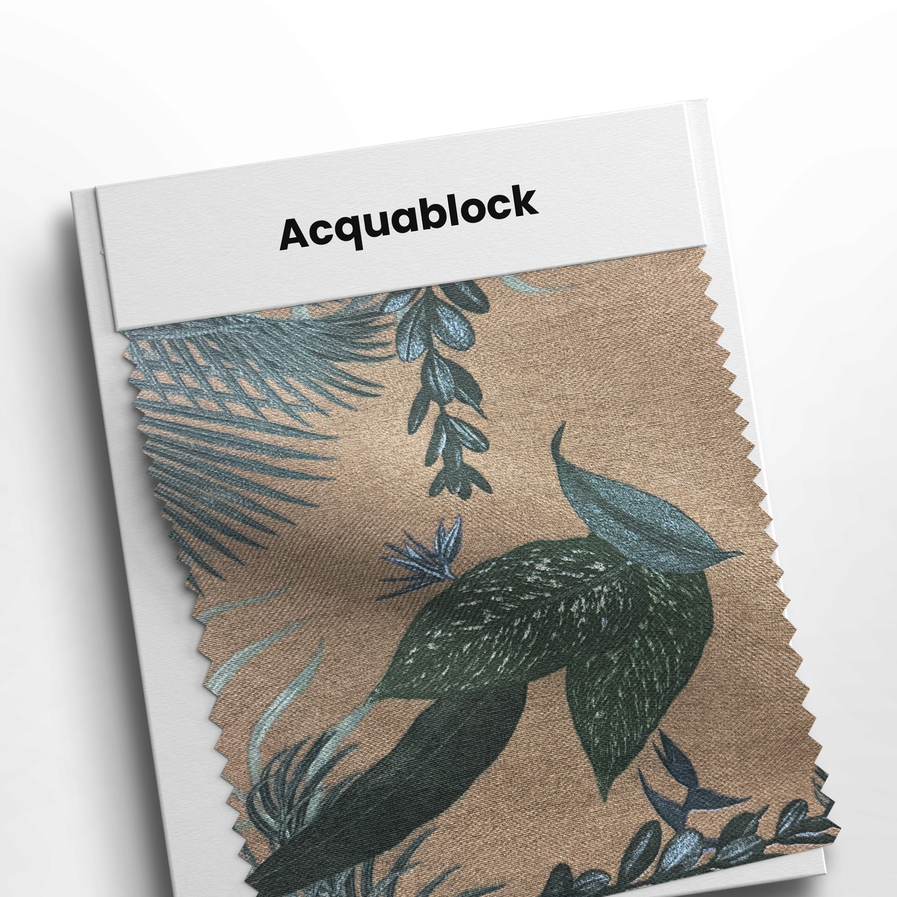 mostruario com tecido acquablock nortus