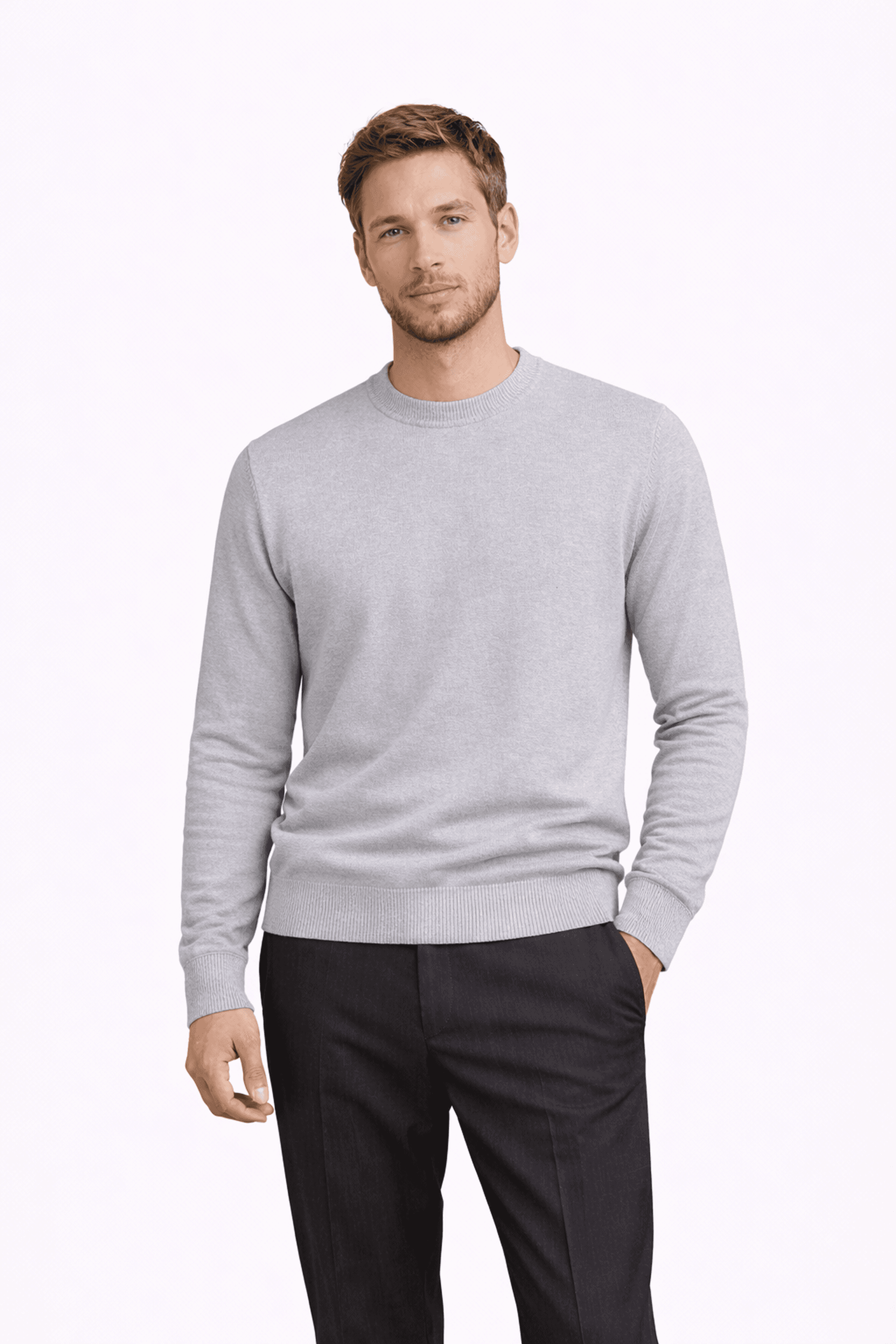 black and white crew neck t-shirt
