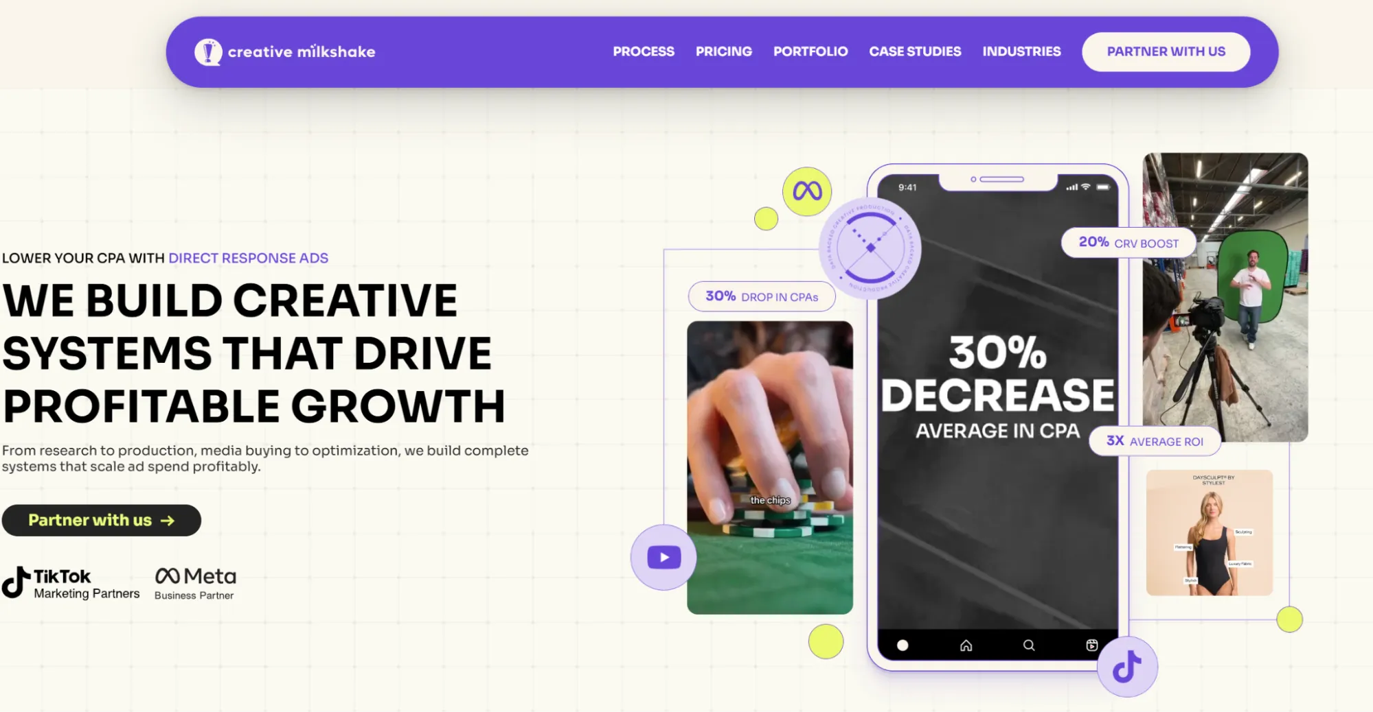 Creative Milkshake - Best for high-volume, localized performance advertising