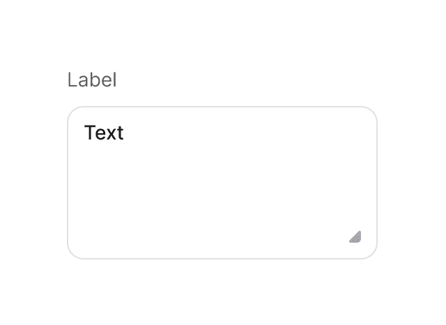 Text Area Component