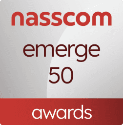 NASSCOM Emerge 50 awards recognition badge
