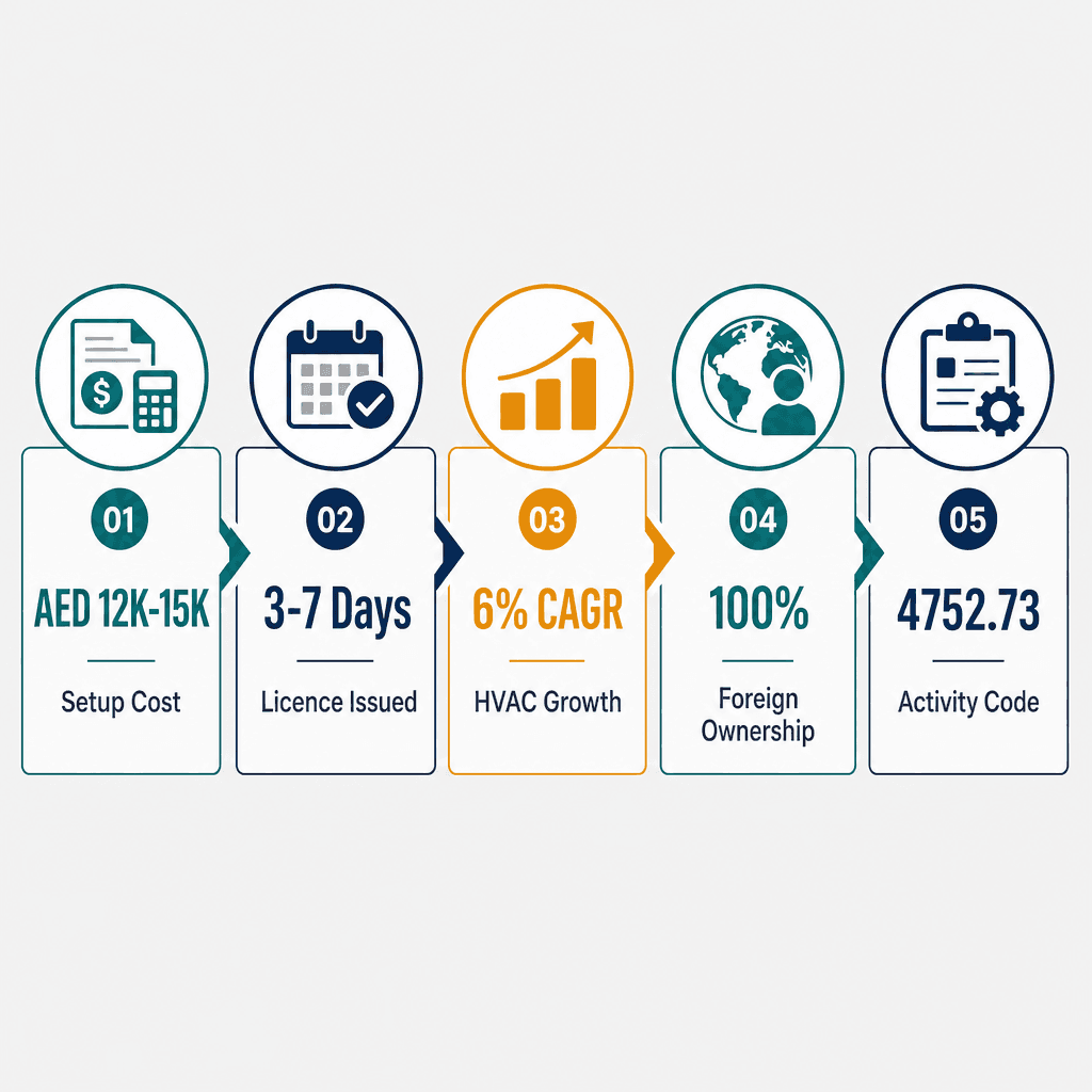 Infographic: Start a Ventilators & Fans Trading Business in Dubai